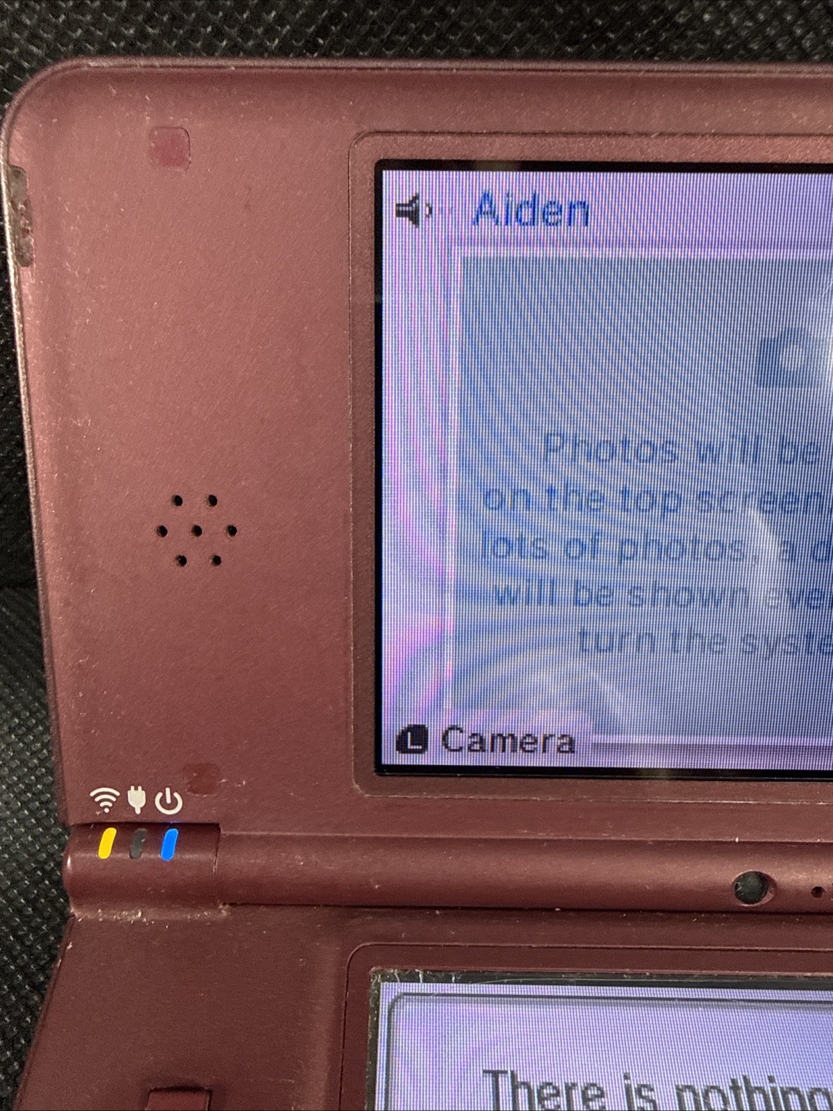 Nintendo DSi XL Red Burgundy Handheld Console System UTL-001 Tested