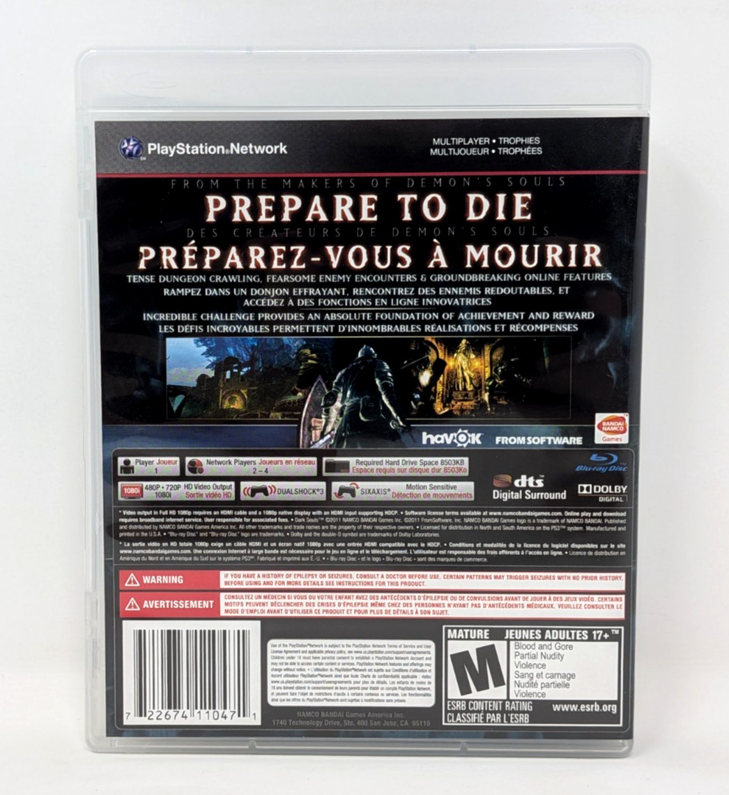 Dark Souls (PlayStation 3, PS3, 2011) *Complete CIB – Tested – Fast Ship*