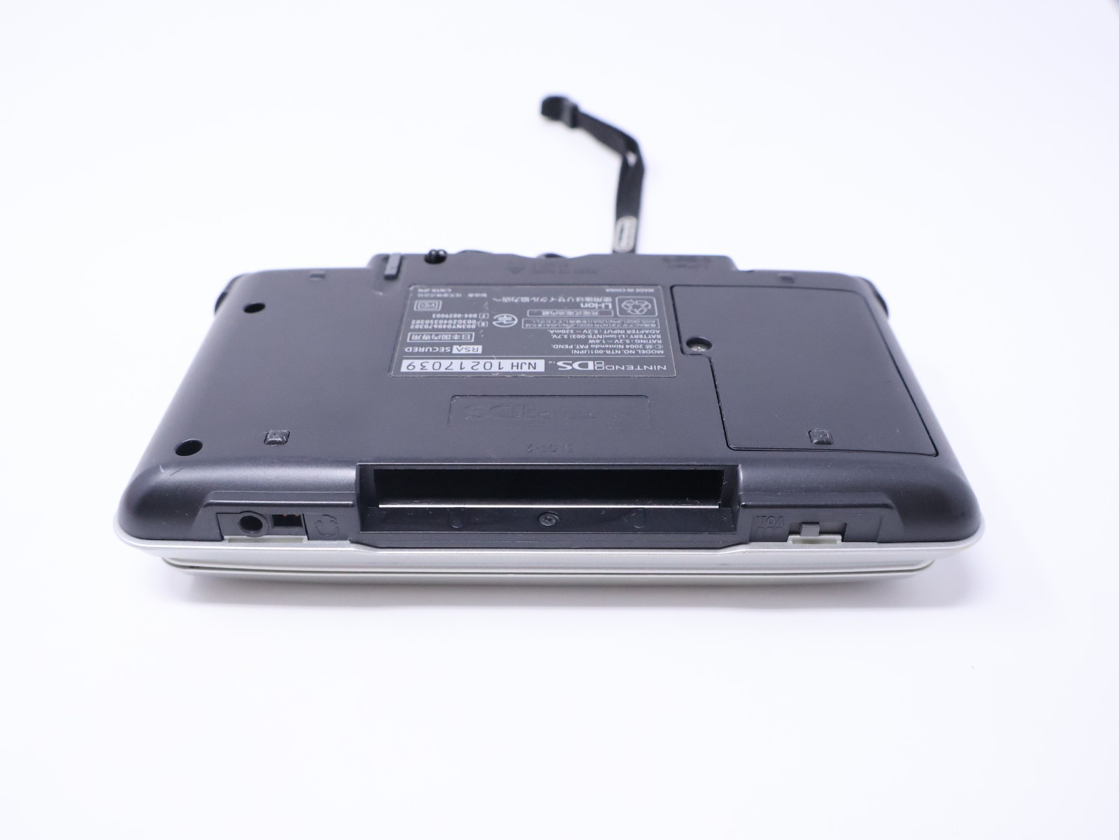 Nintendo DS Handheld Console Tested Working Titanium Silver w/ Charger & Stylus