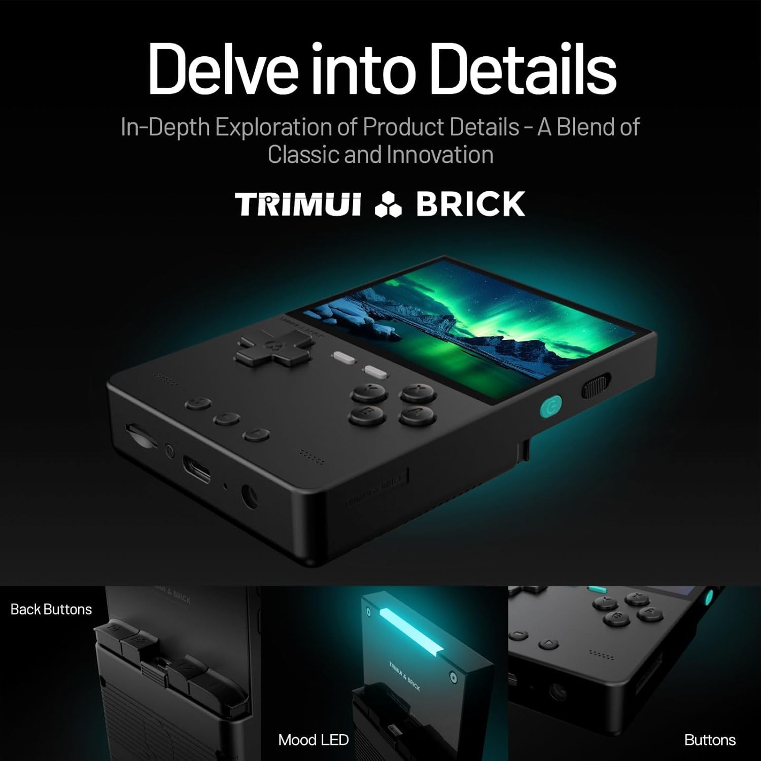 Trimui Brick Black Linux 3.2 IPS 1024×768