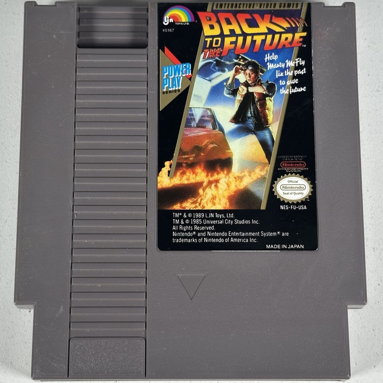 *NICE LABELS* Back to the Future – NES – CARTRIDGE ONLY – *TESTED* – FAST SHIP