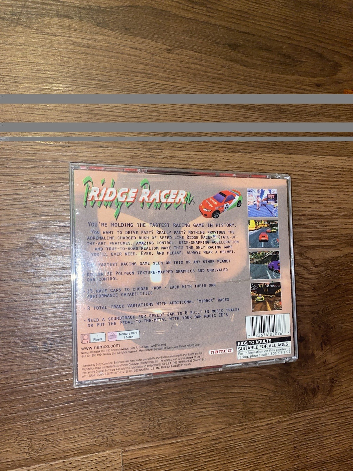 Ridge Racer by Namco PlayStation 1 Racing Greatest Hits NTSC-U/C 1995