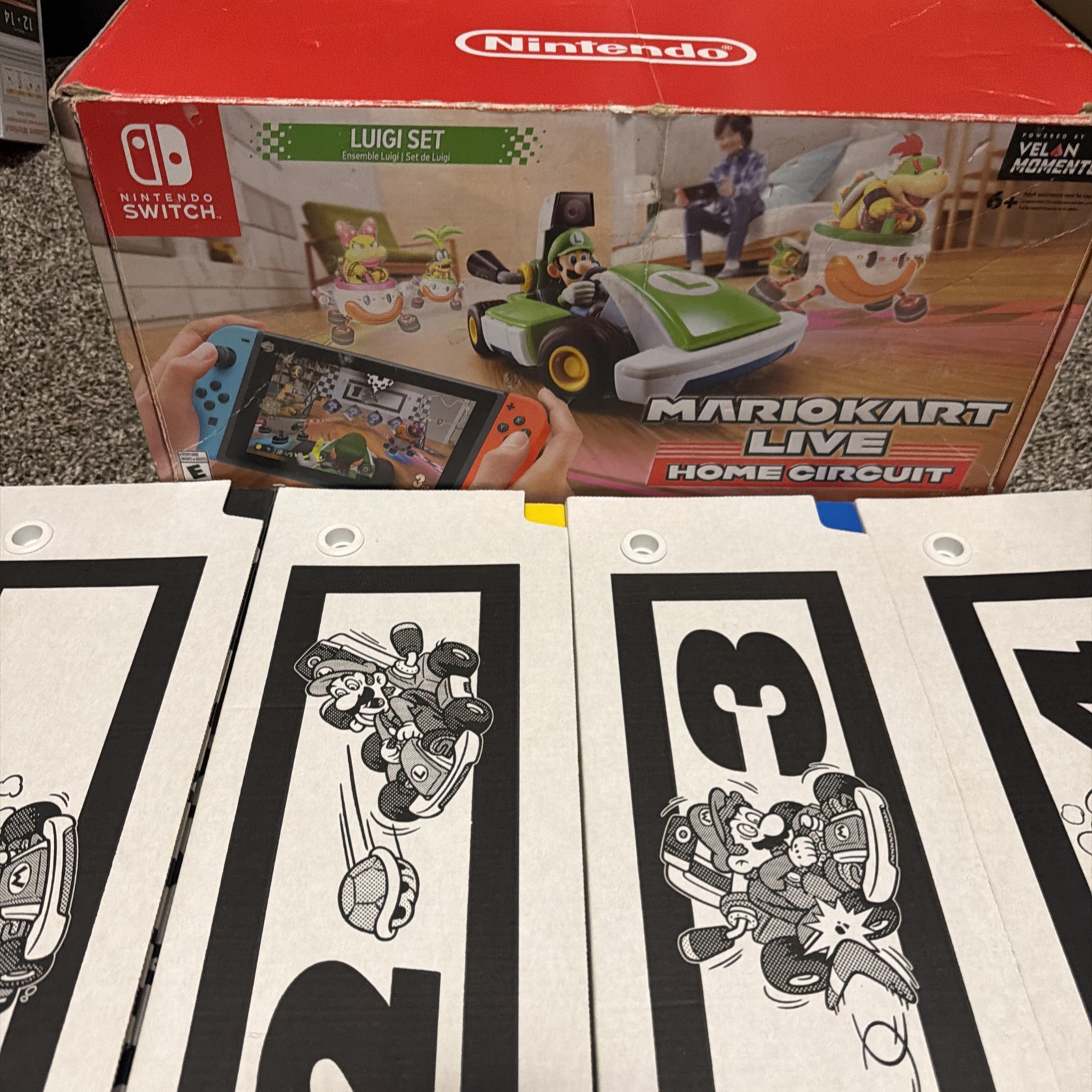 Mario Kart Live: Home Circuit -Luigi Set – Nintendo Switch everything included
