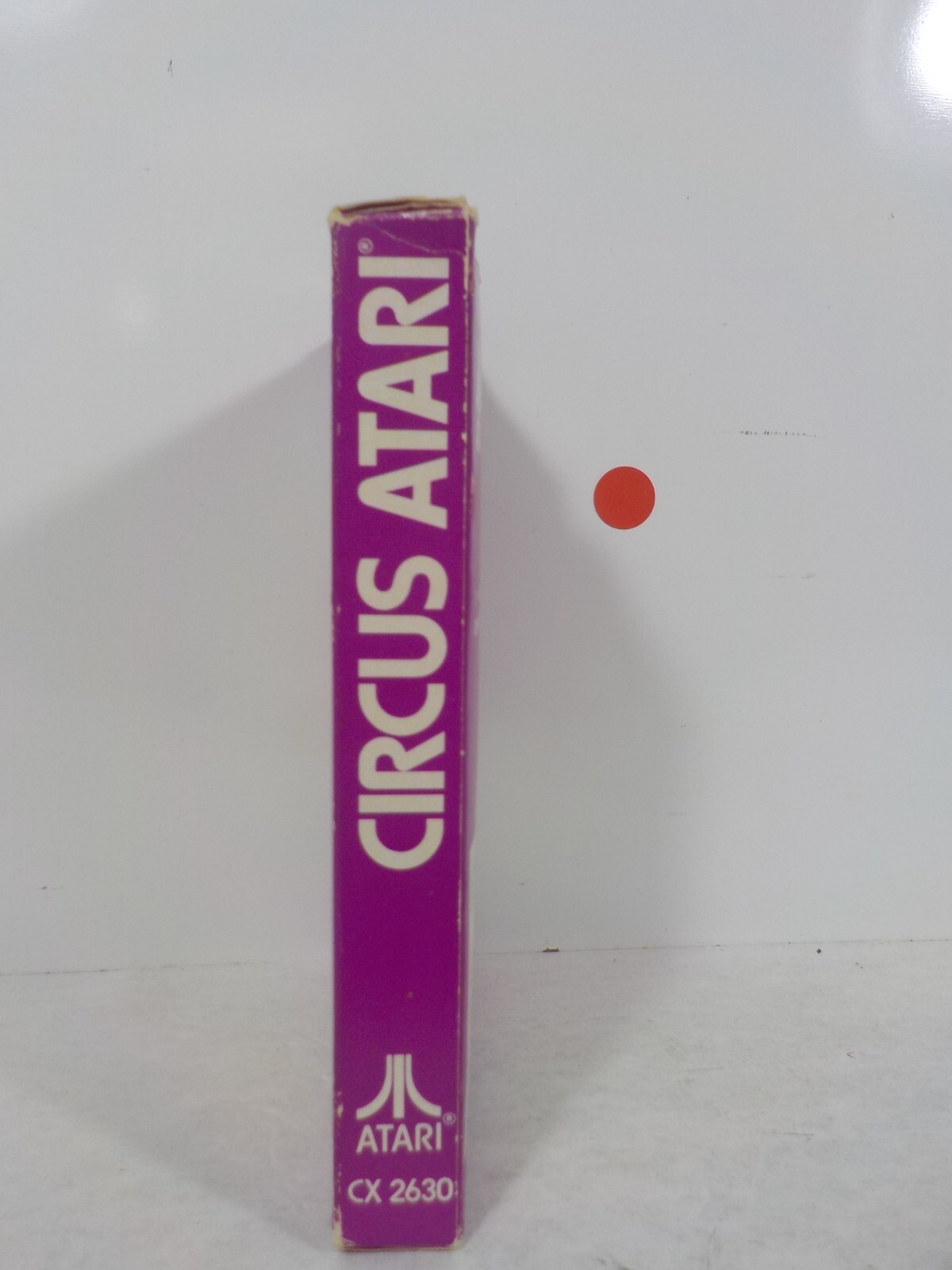 N A129 Circus Atari (Atari 2600) – Box & Manual (Box in Rough Shape)