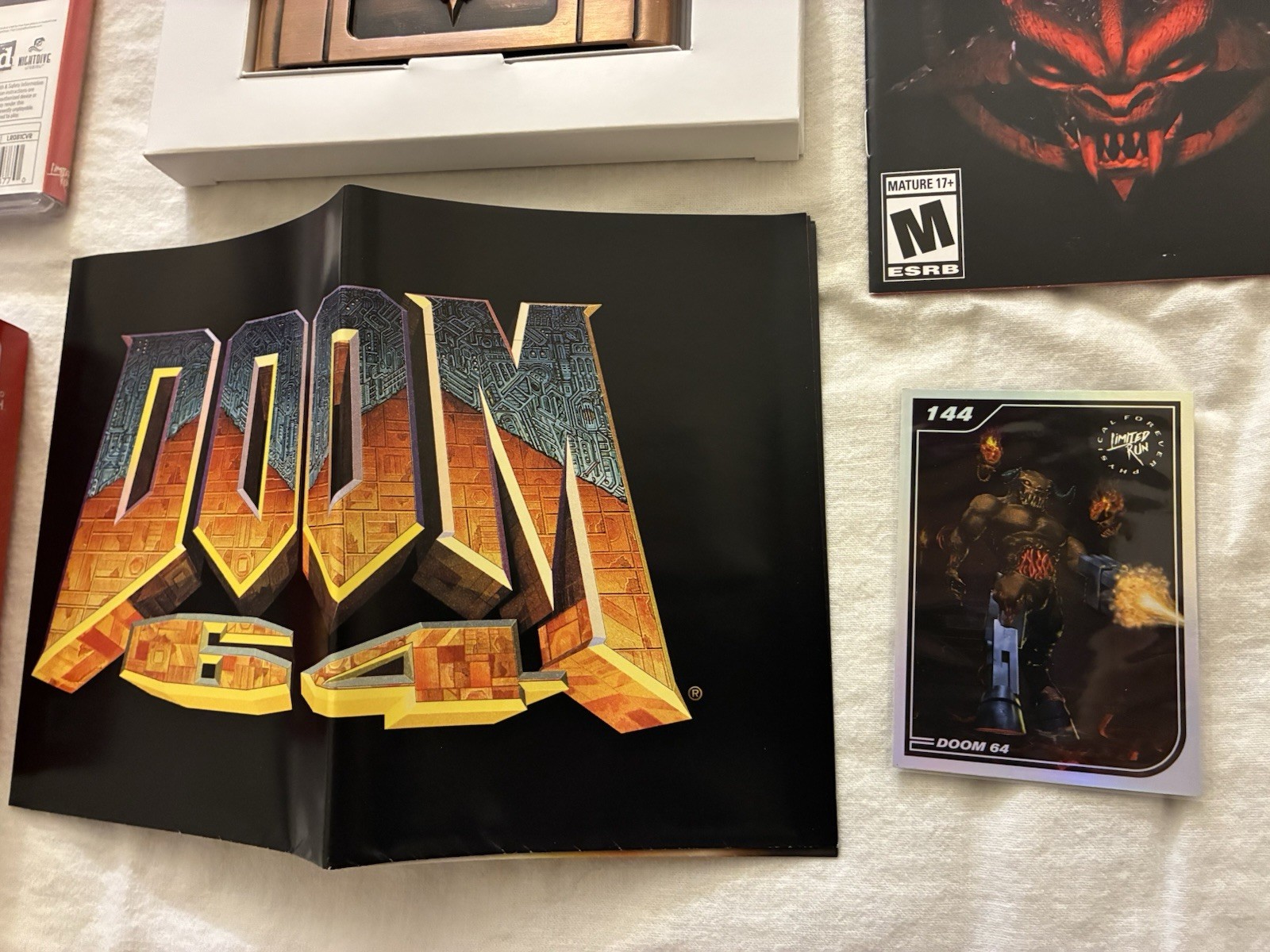 Doom 64 Limited Run No 81 (Nintendo Switch, 2021) OPENED Never played COMPLETE
