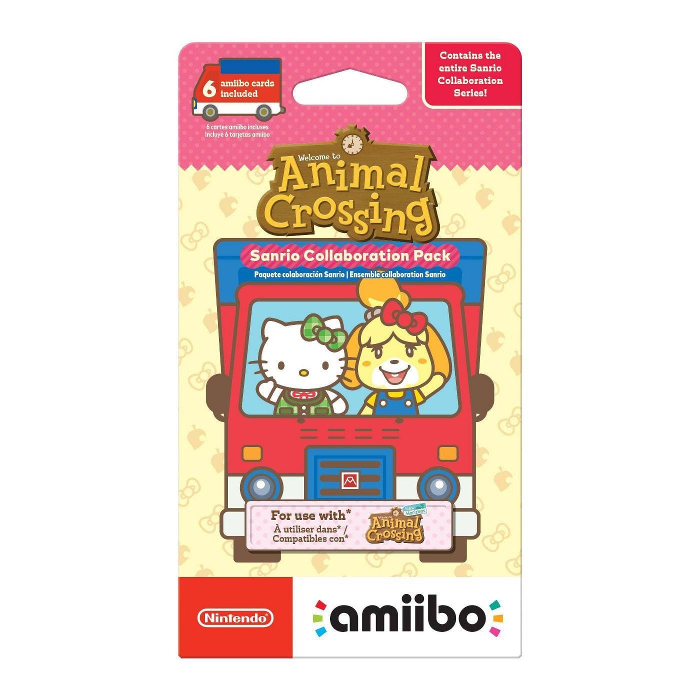 Nintendo amiibo Animal Crossing Sanrio Hello Kitty Collaboration Pack – 6 Cards