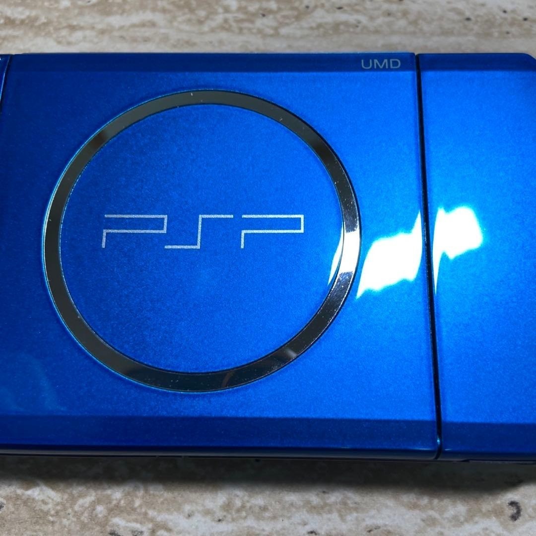 Sony PSP 3000 Vibrant Blue Complete in Box Very Good Condition 7084