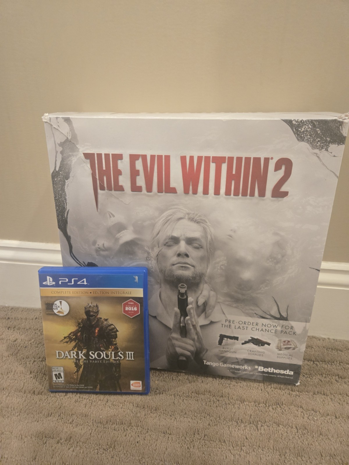 RARE The Evil Within 2 Promo Display Box With Standees