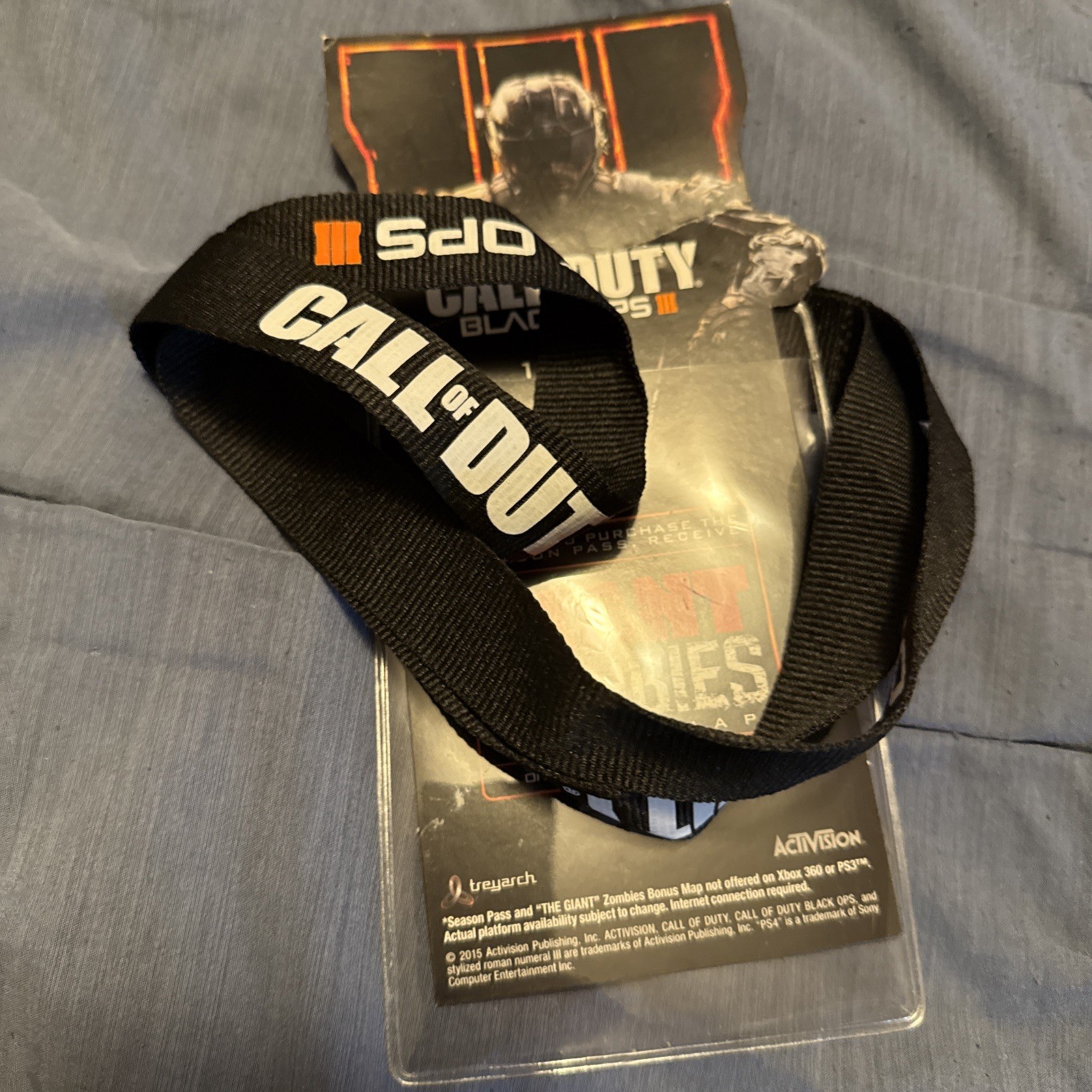 Call Of Duty Black Ops 3 – Promotional Exclusive Gamestop Employee Lanyard