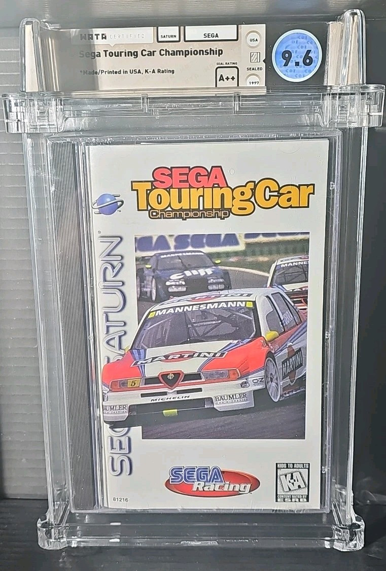 🪐 9.6 A++ Sealed 🪐 SEGA Touring Car Championship 🪐 SEGA Saturn 🪐 Graded WATA