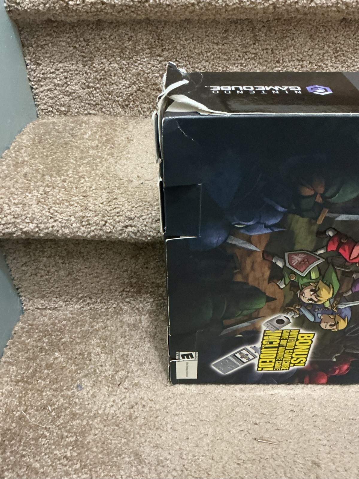 Nintendo GameCube Zelda Four Sword Adventure Box Display Promo Store Standee GBA