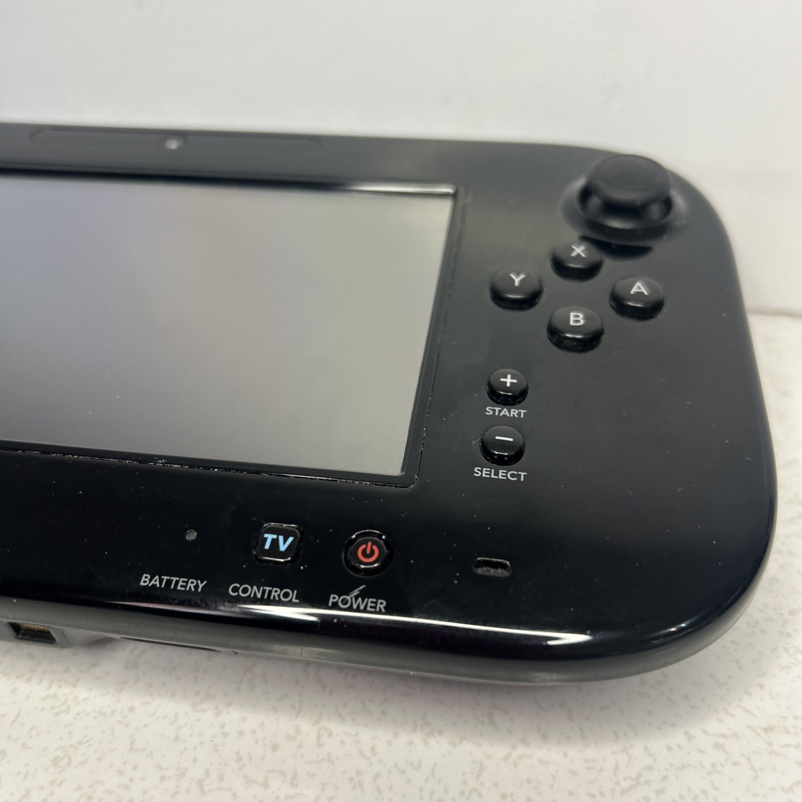 OEM Nintendo WUP-010 (USA) Black Wii U Gamepad Controller For Wii U For Parts