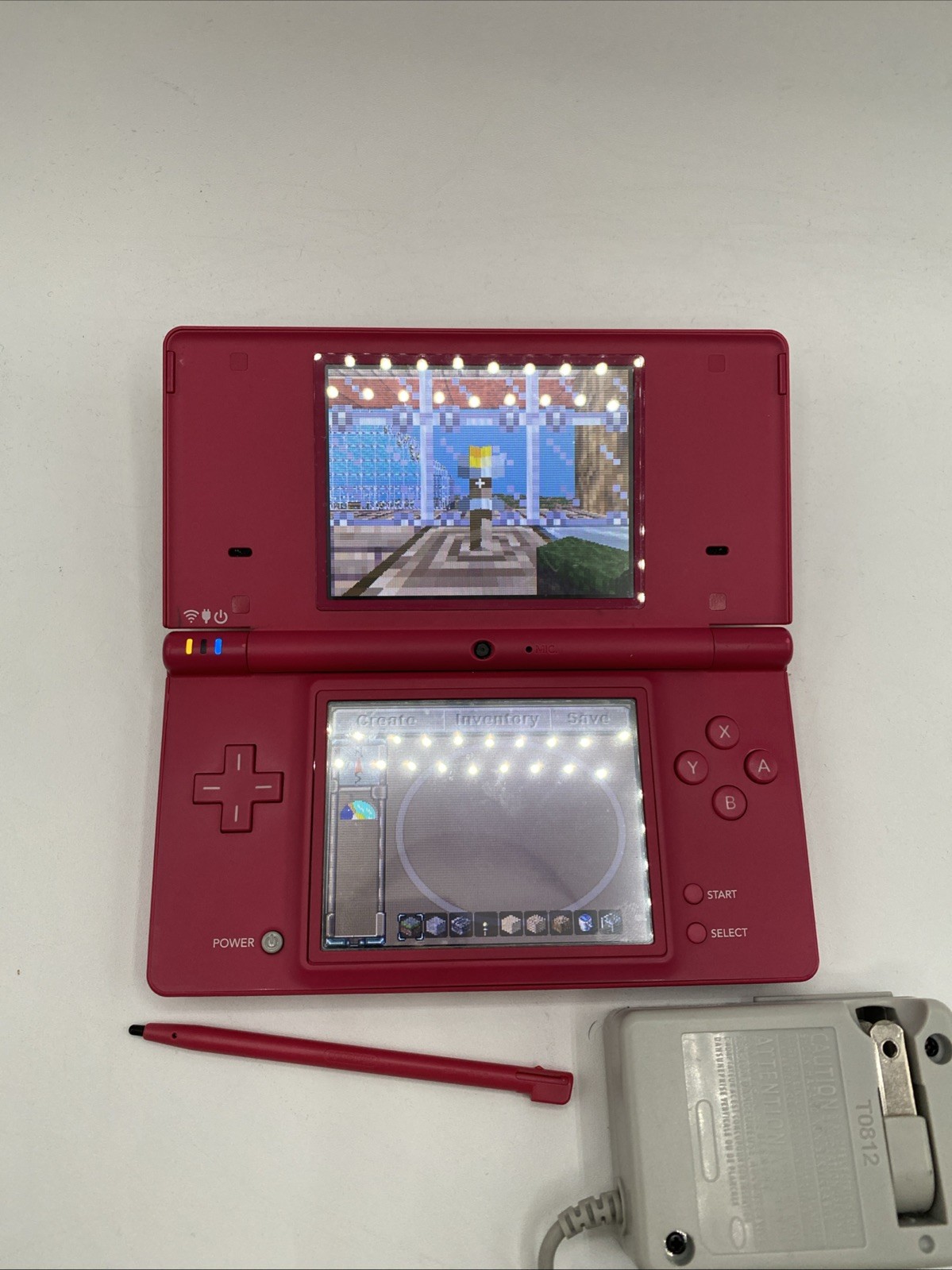 Nintendo DSi Hot Pink Console Bundle w/ Charger & 16GB SD Card