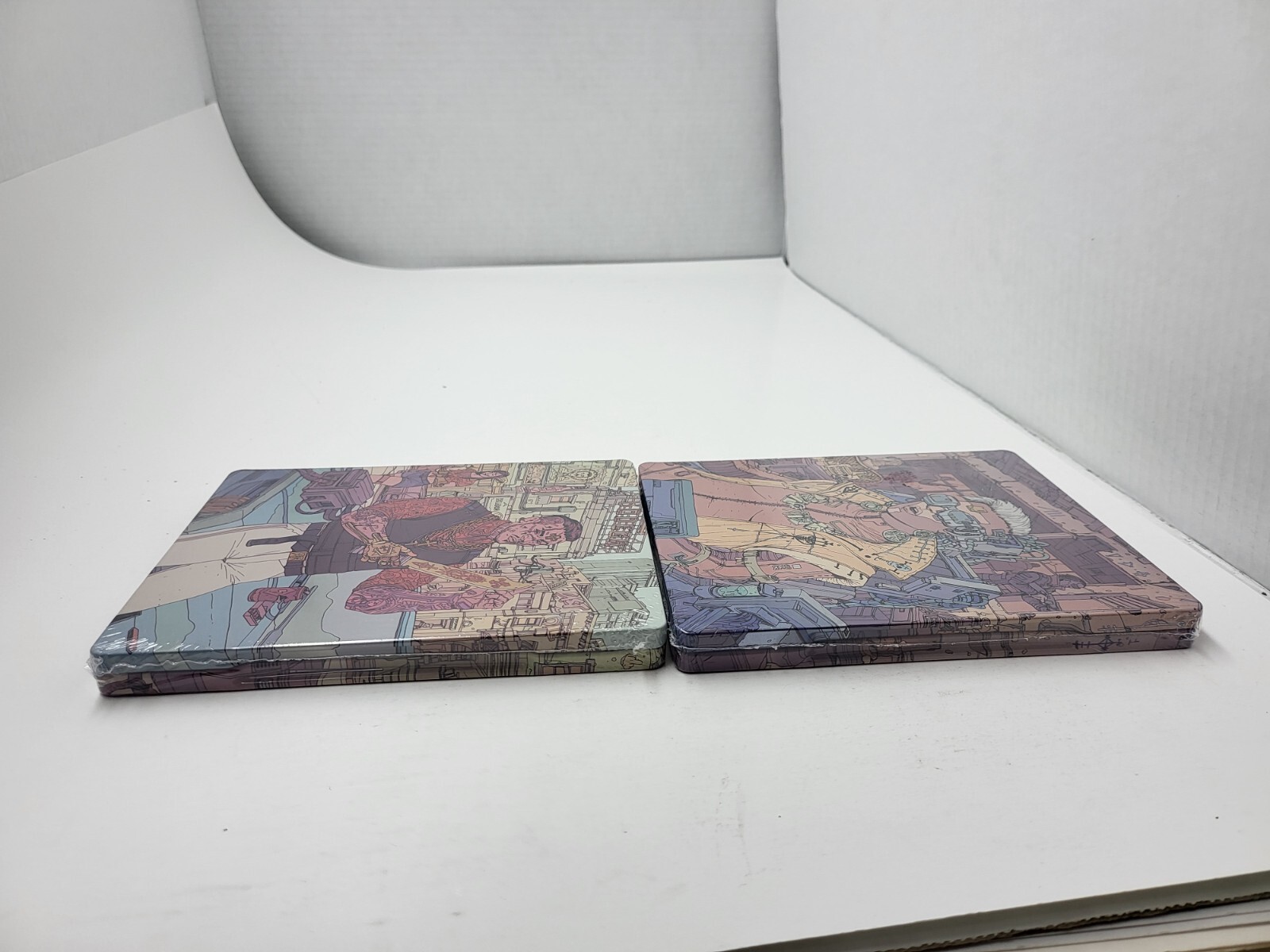 Set of 2 NEW Sealed Steelbook Case Cyberpunk 2077 Valentinos & Voodoo Boys MINT