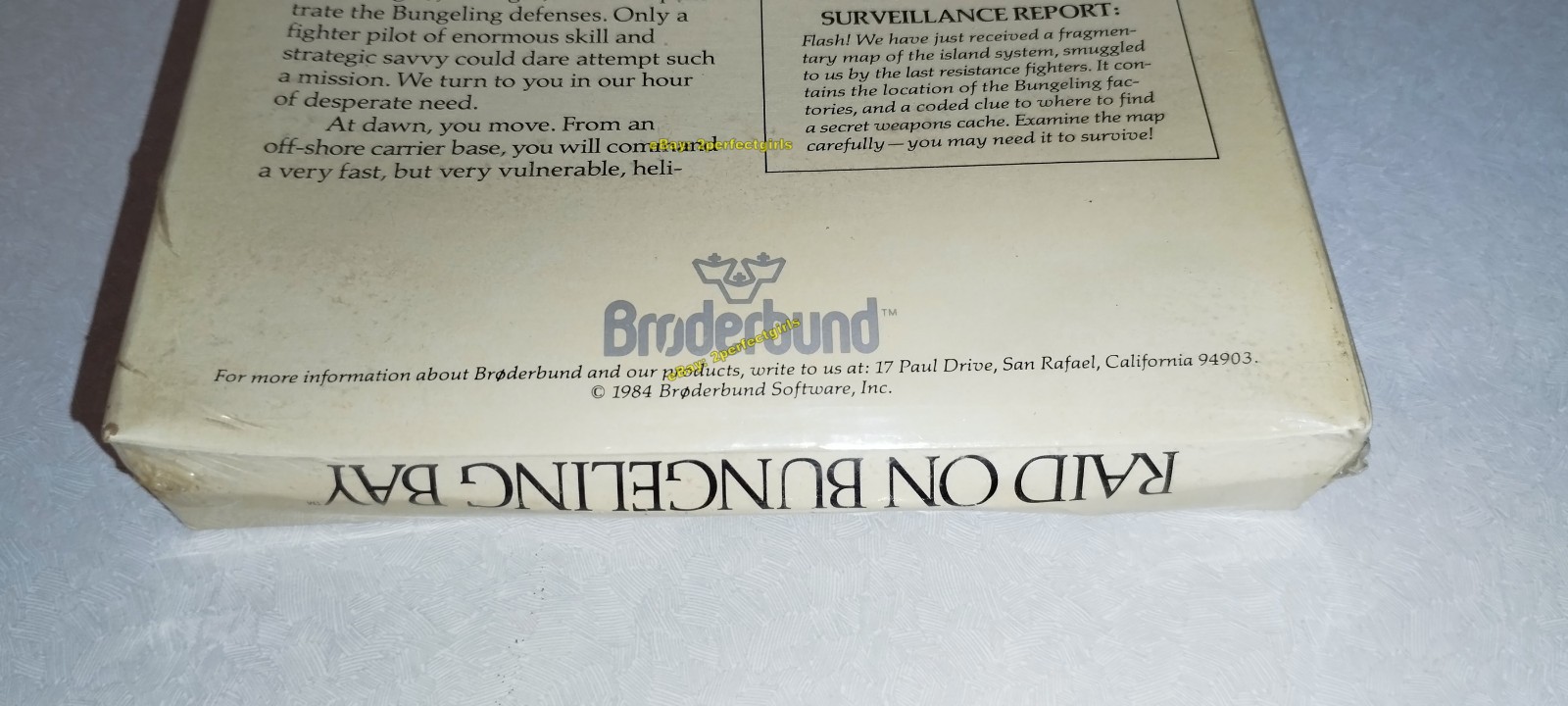 RAID ON BUNGELING BAY (Commodore 64 C64) by Broderbund NEW SEALED 1984