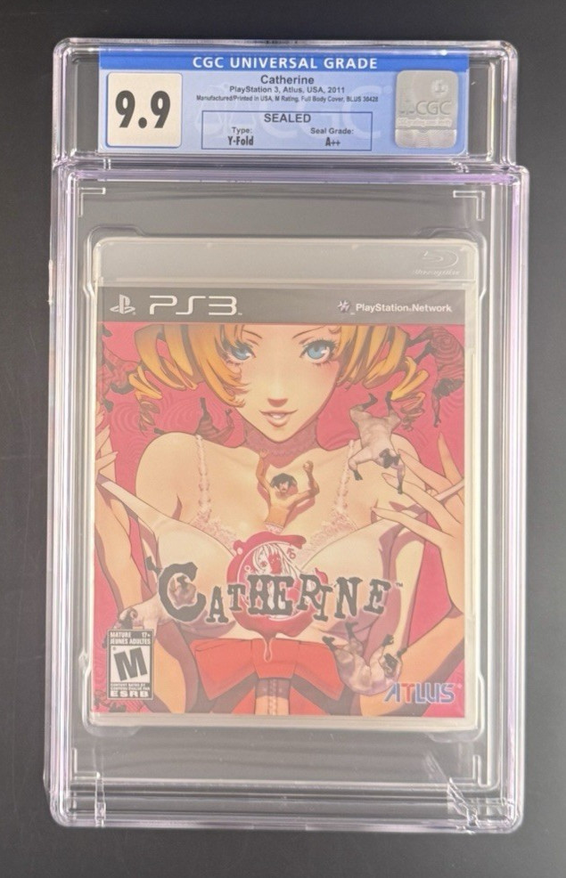 Catherine CGC 9.9 A++ Graded Sealed (Sony PlayStation 3, 2011)