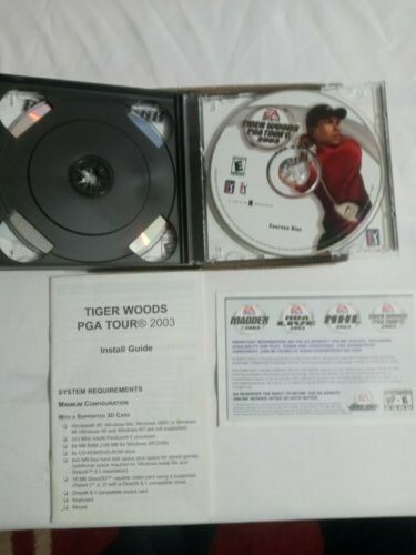 Tiger Woods PGA Tour 2003 (For PC – Windows) NOT SURE IF IT’S COMPLETE