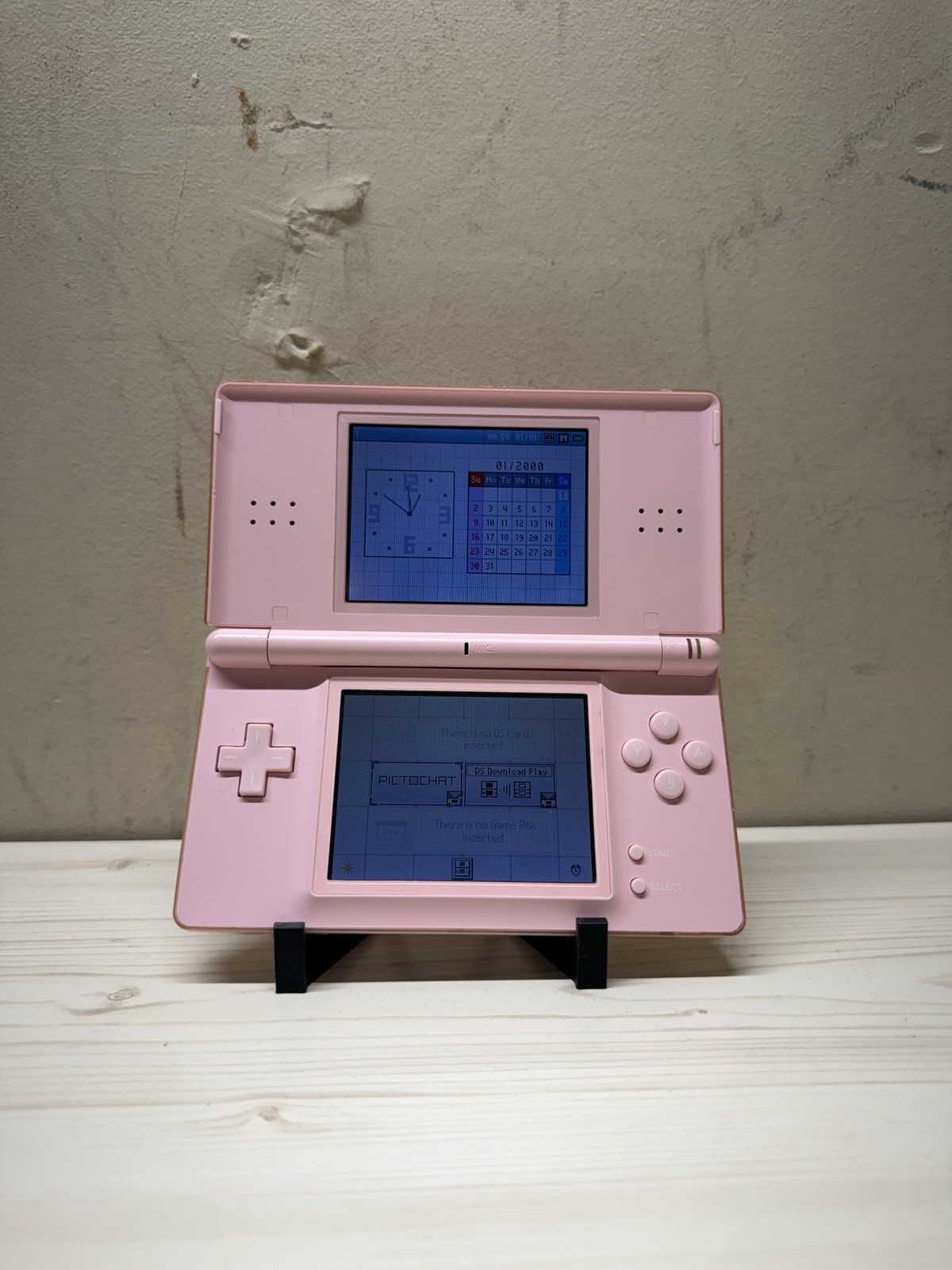 Nintendo DS Lite System Portable Gaming Console Coral Pink Tested
