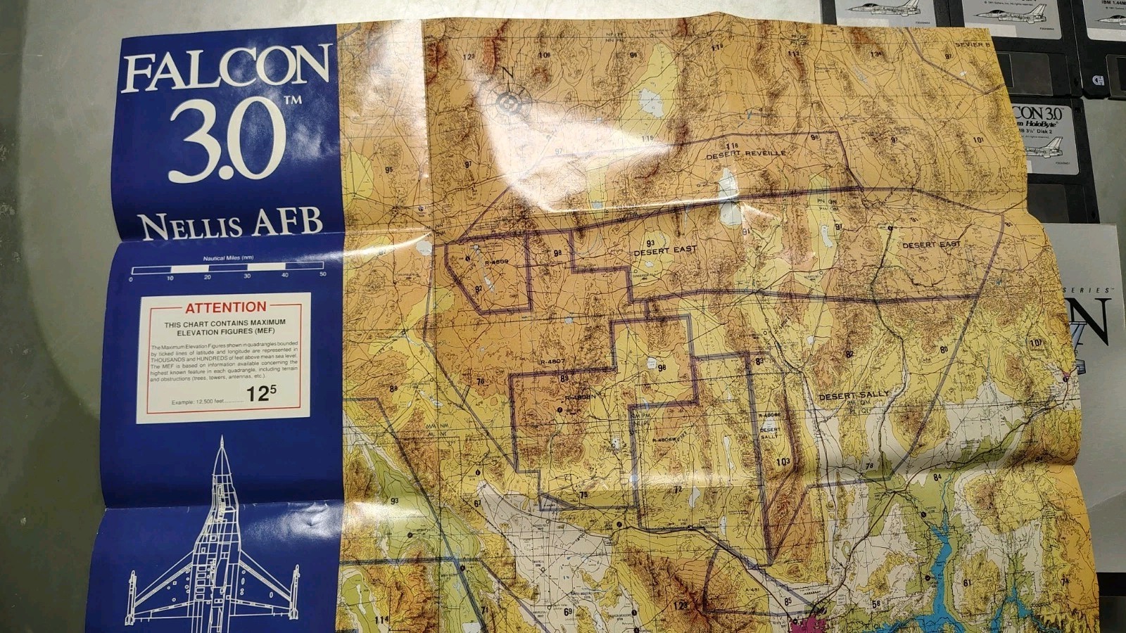 Falcon 3.0 Electronic Battlefield Series Complete Box Set 1991 Flight Simulator