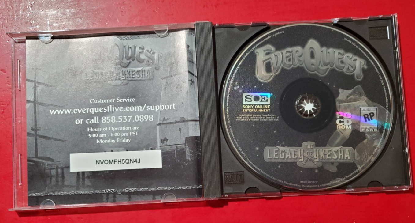 Rare Unique Lot of 14 EverQuest PC-CD Rom Video Games and Expansions