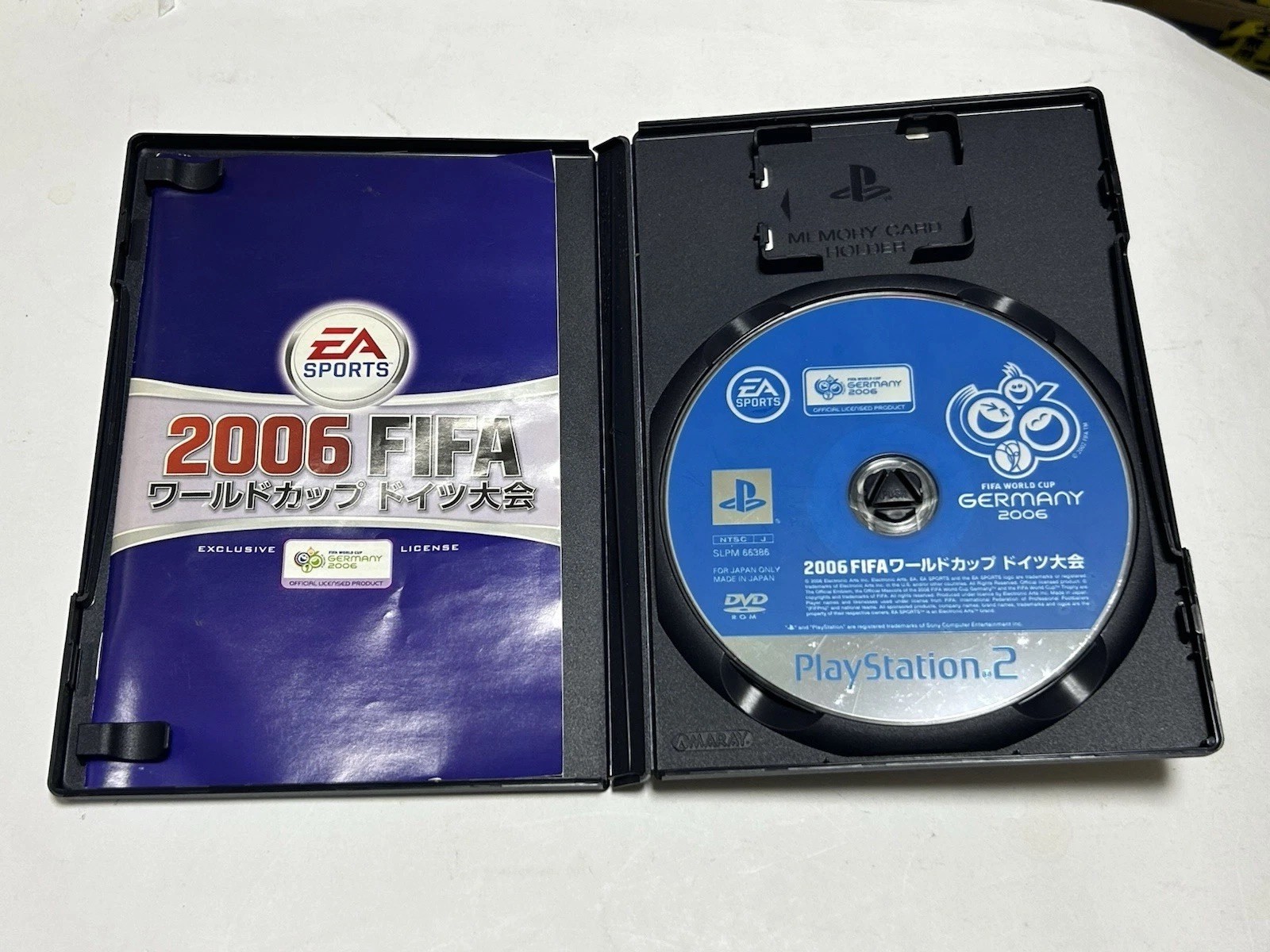 2006 FIFA World Cup Germany Soccer (EA) Sony PlayStation 2 PS2 Reg Card Flyer