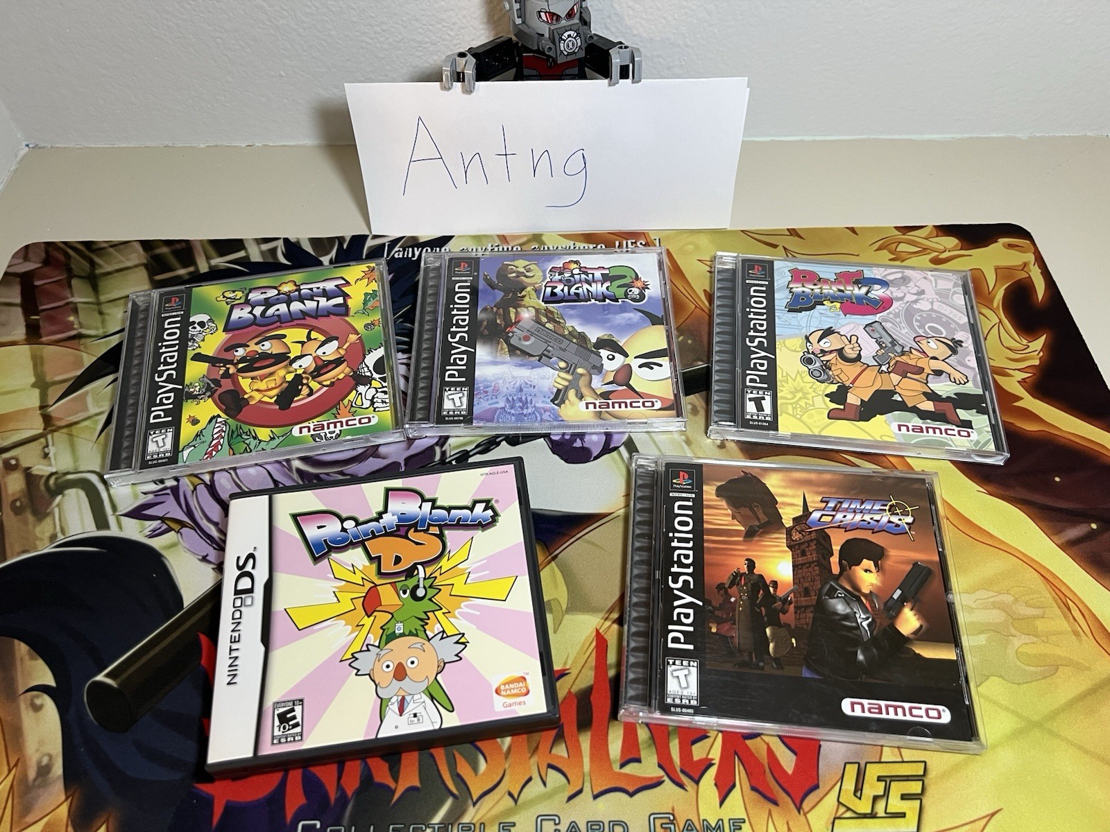 Point Blank Collection 1 2 3 & DS (Sony PlayStation 1) CIB Complete Time Crisis