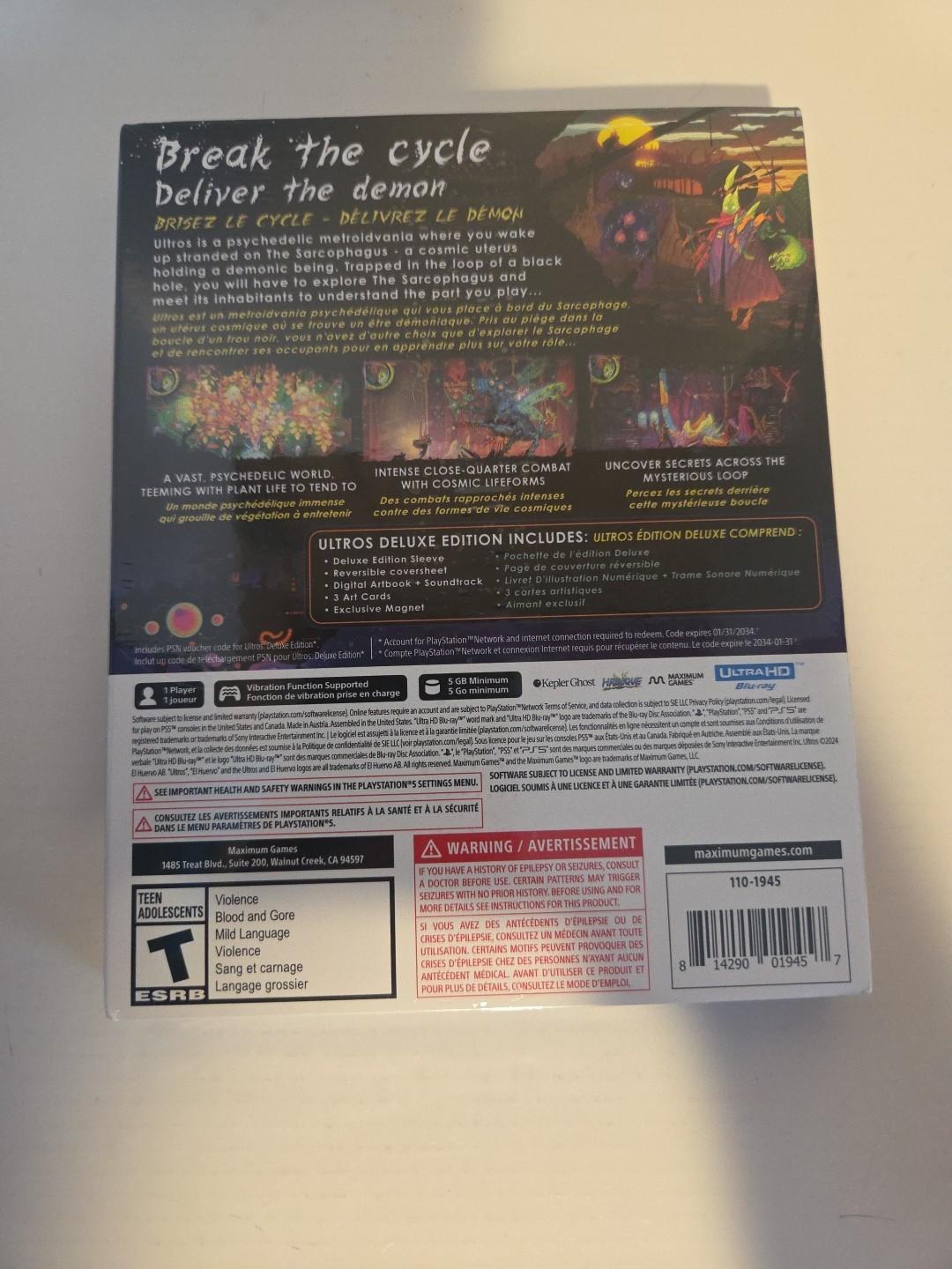 Ultros Deluxe Edition PlayStation 5, 2024 – Kepler Ghost, Maximum Games – Sealed