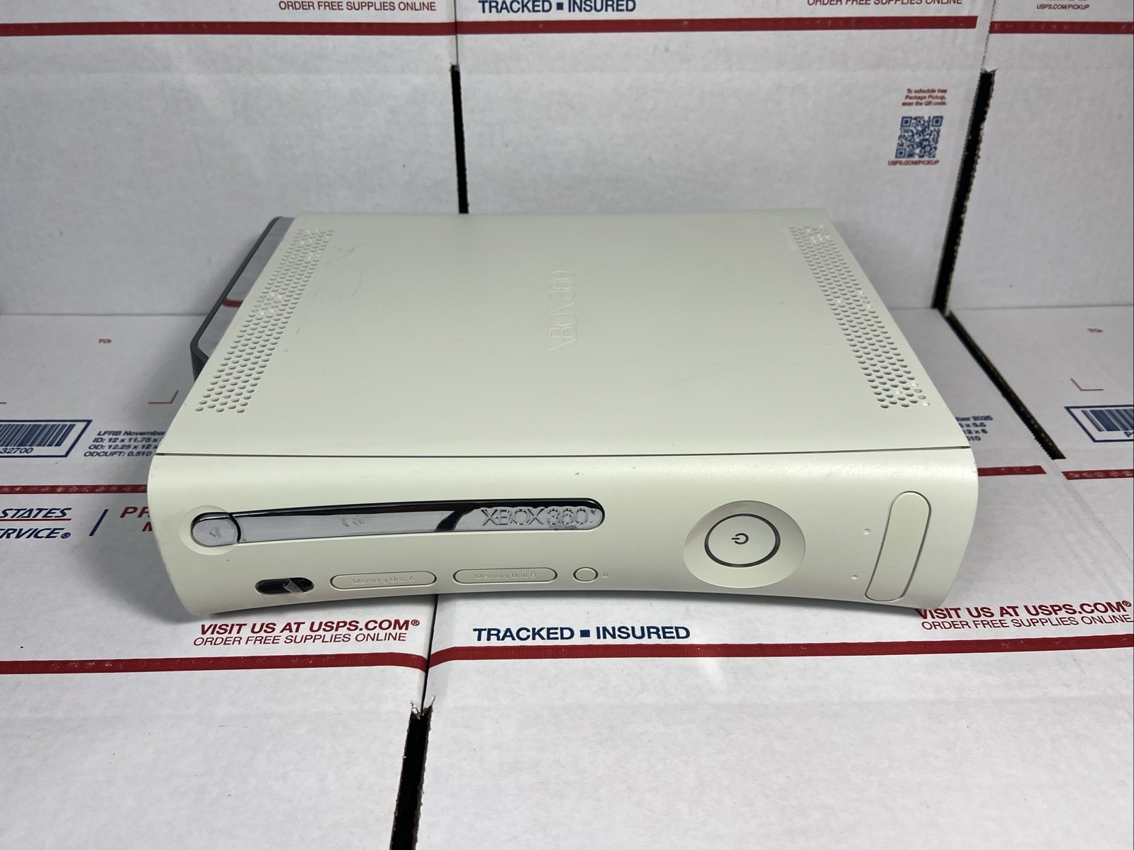 Microsoft Xbox 360 White Console Only w/ HDD 20GB – Same Day Ship – WARRANTY