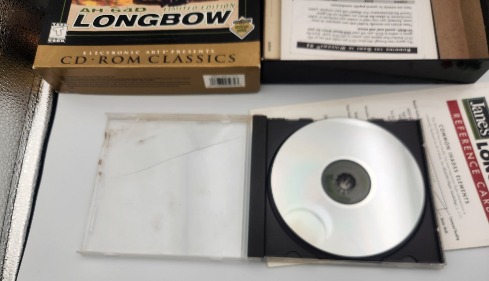 Jane’s Combat Flight Simulator AH-64D LONGBOW PC GAME 1999 1st Edition COMPLETE