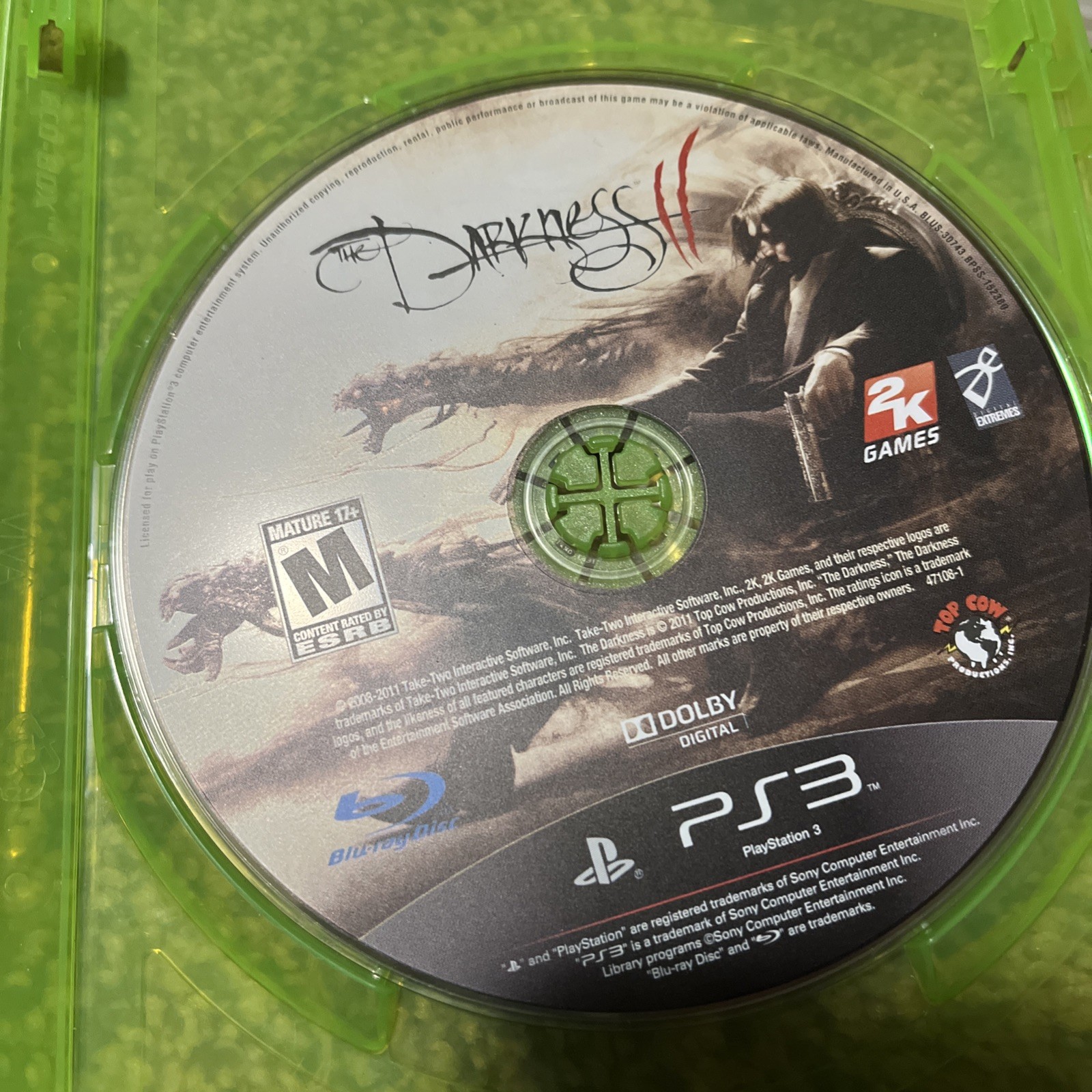 THE DARKNESS II 2 PlayStation 3 PS3 –