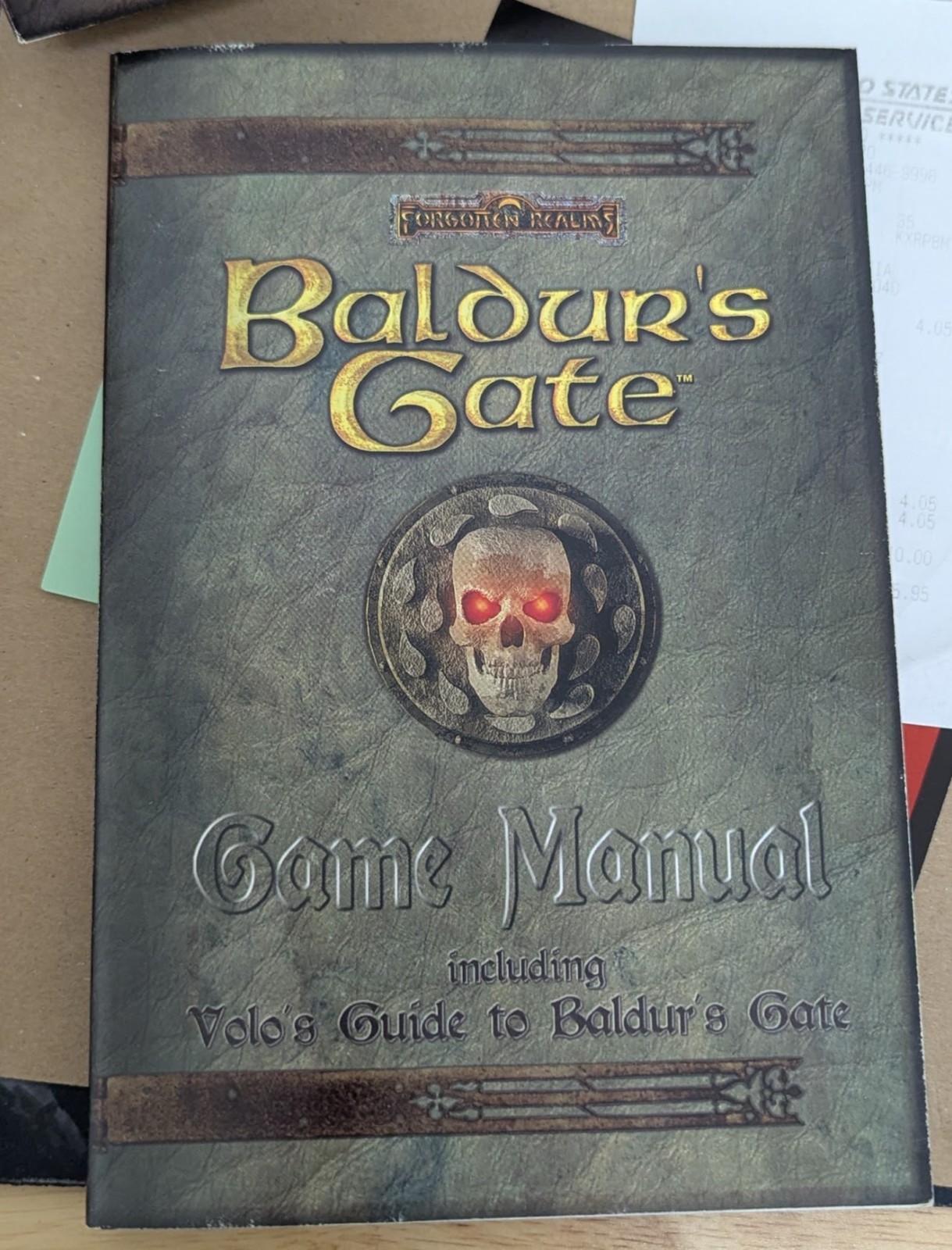 Baldur’s Gate PC Big Box 1998 Complete w/ Map & Manual (DVD from 1998) Very Rare