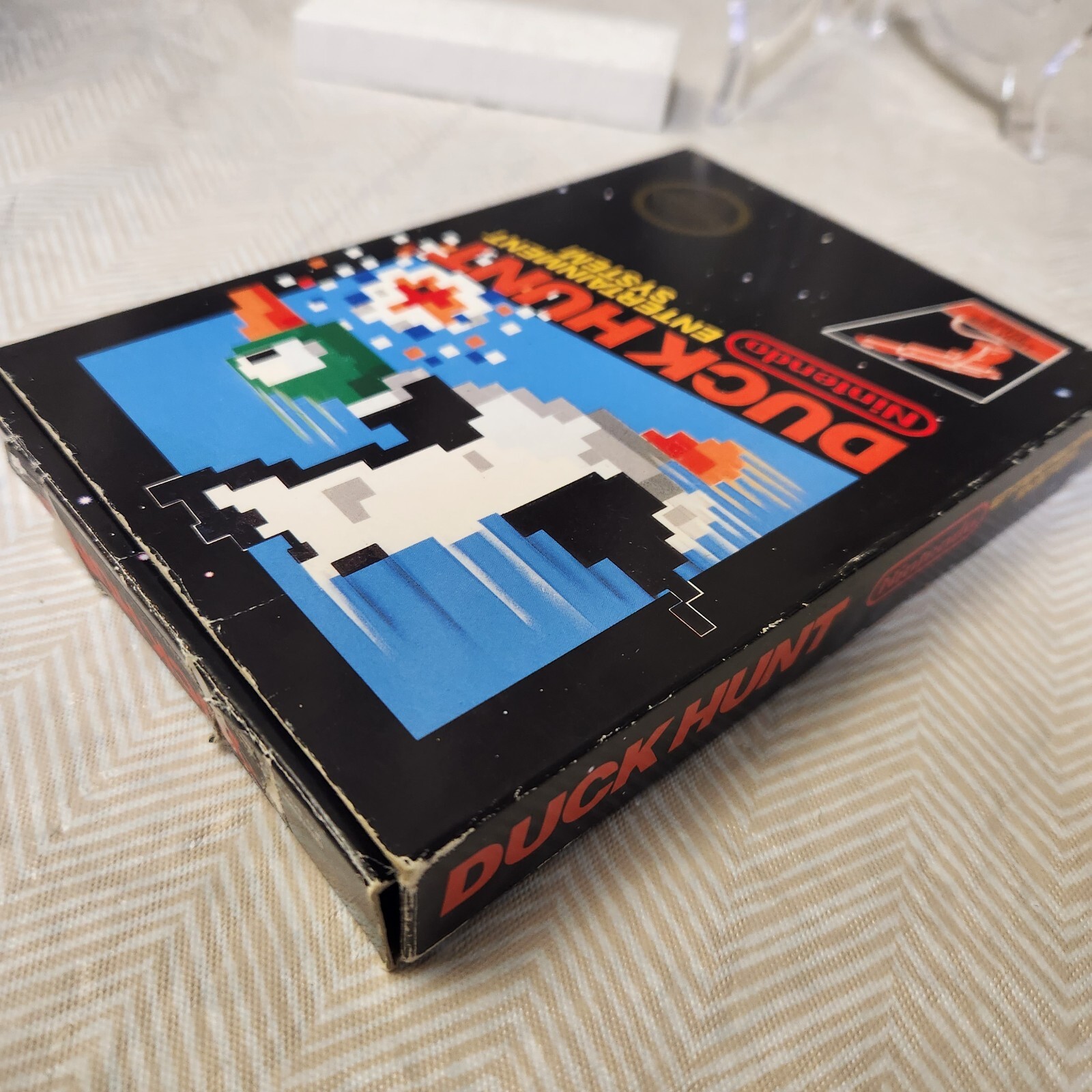 DUCK HUNT – NES – CIB – Circle Seal – Complete! Hang Tab Black Box 5 screw