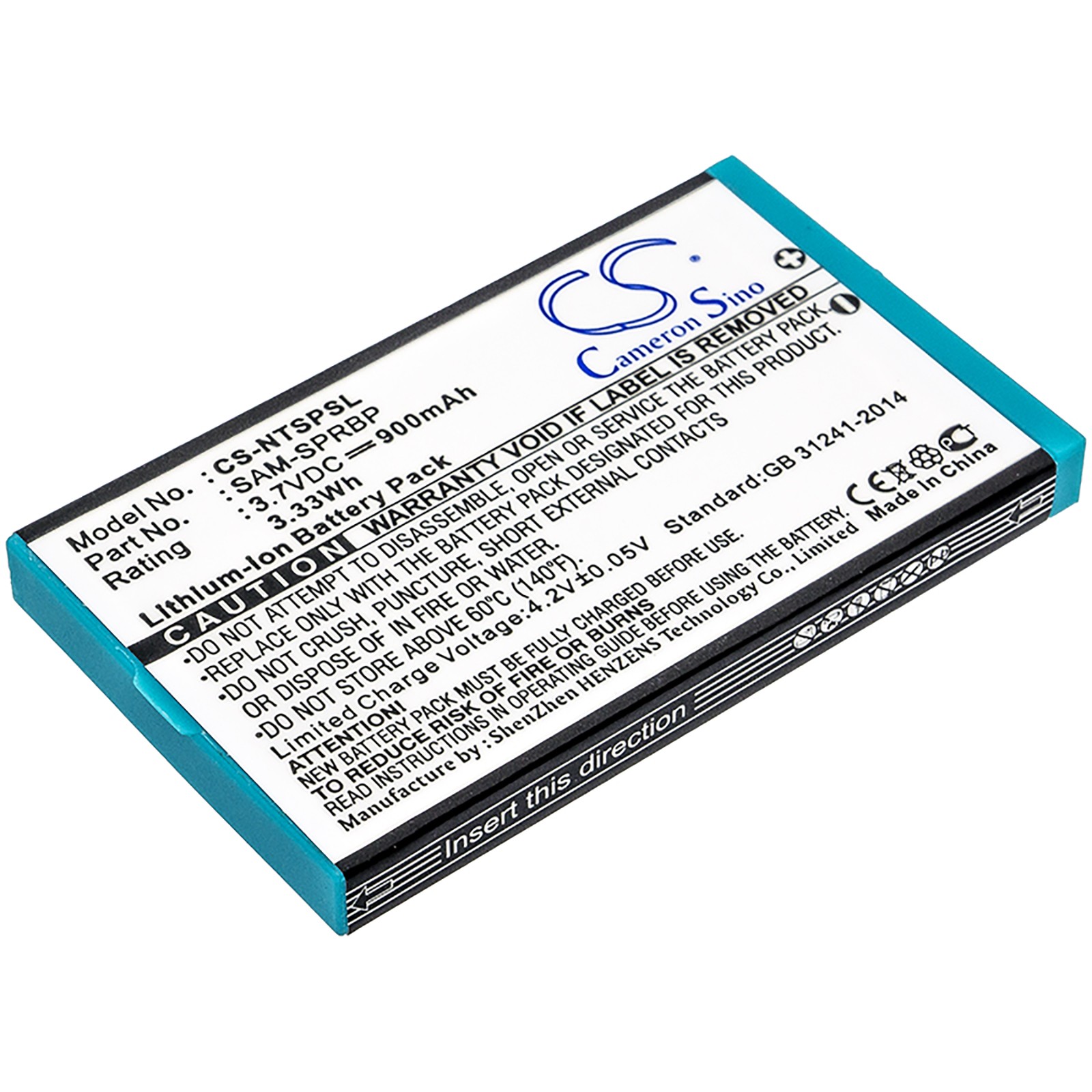 Battery for Nintendo AGS-003 SAM-SPRBP Game Boy Advanced SP AGS-001 GBA SP NEW