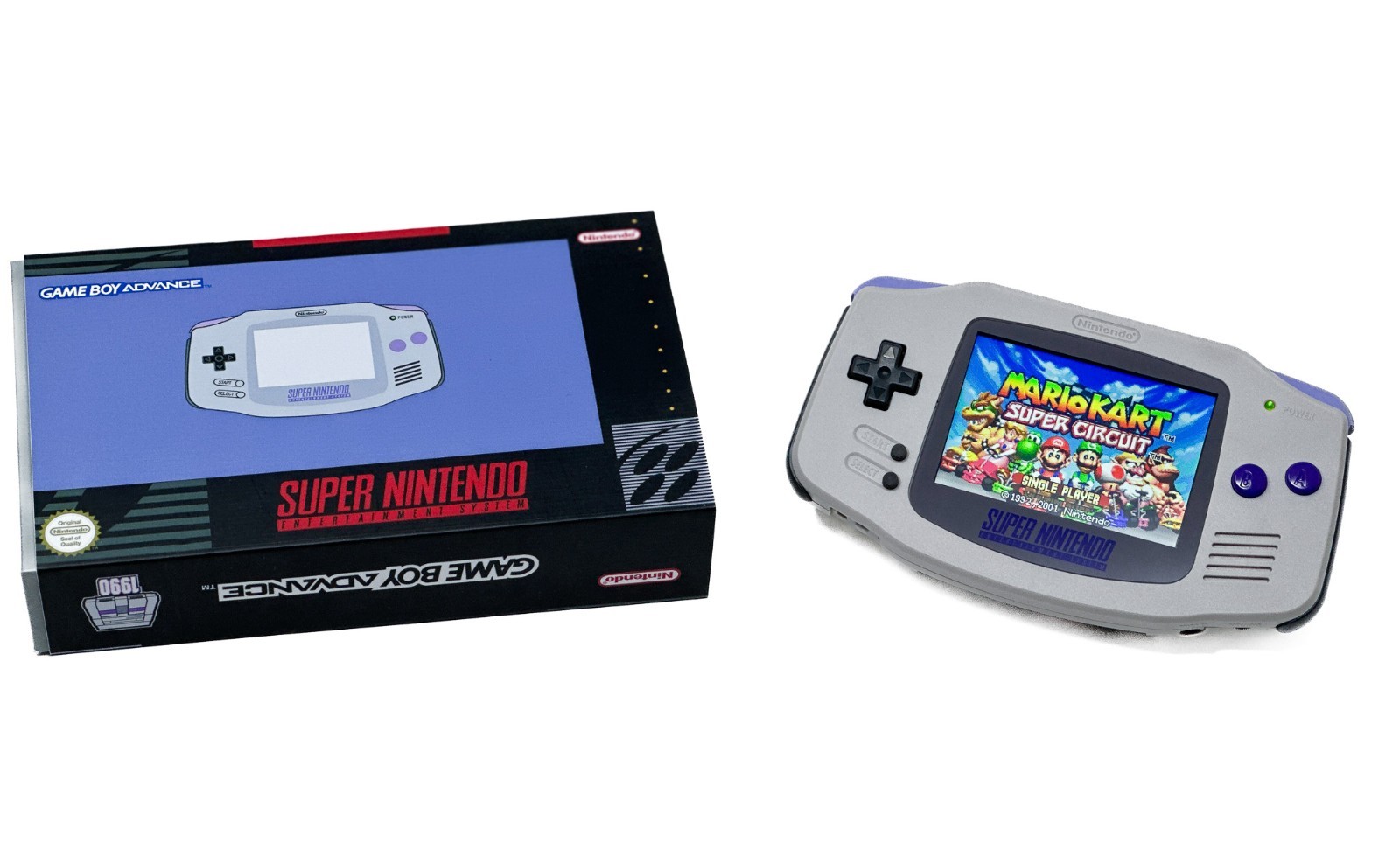 Nintendo Game Boy Advance GBA 3.0 IPS Console UV SNES USB-C Battery