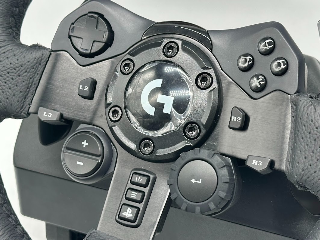 Logitech G923 Racing Wheel and Pedals – Black