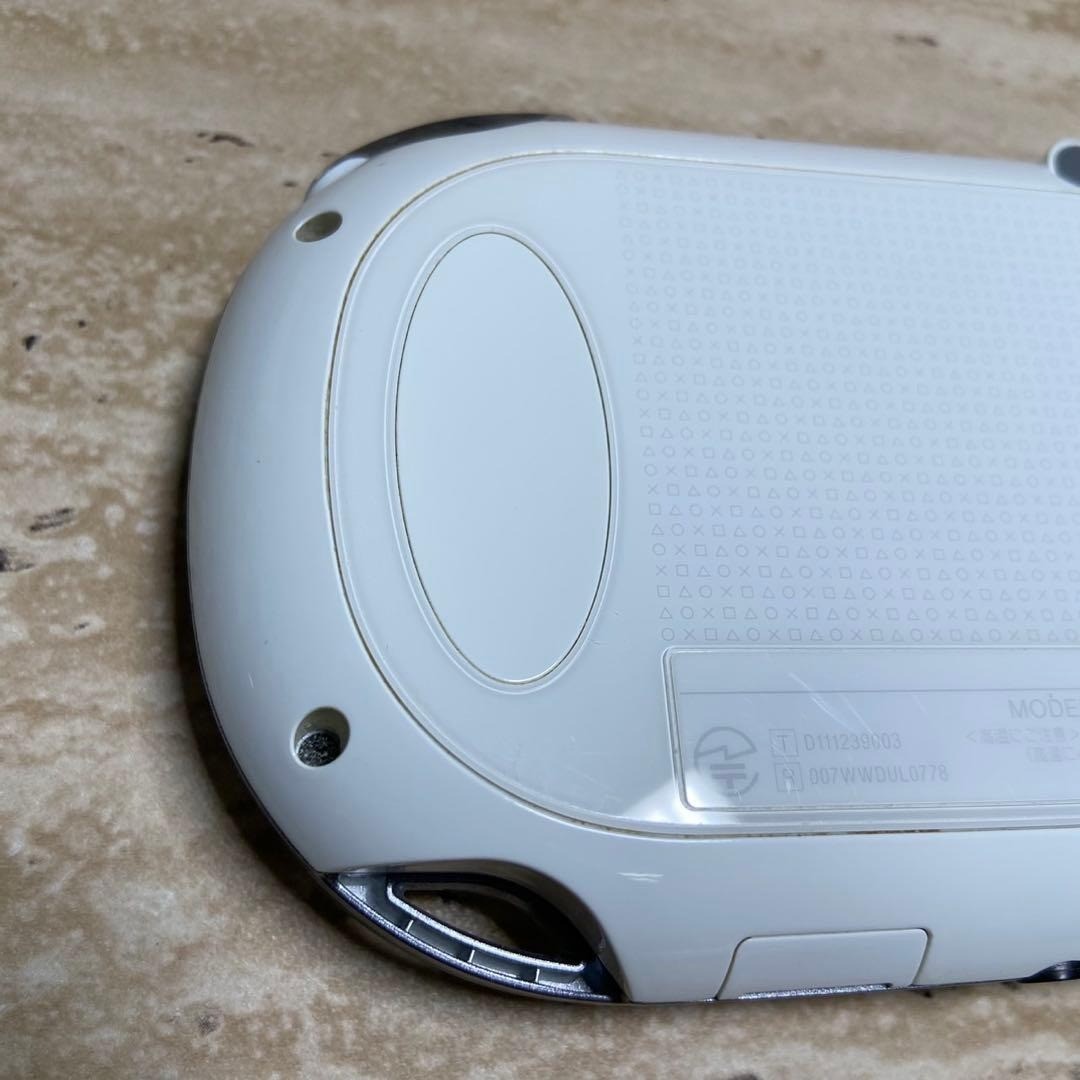 PS Vita PCH-1000 Crystal White Console White Tested Working Good Condition 7250
