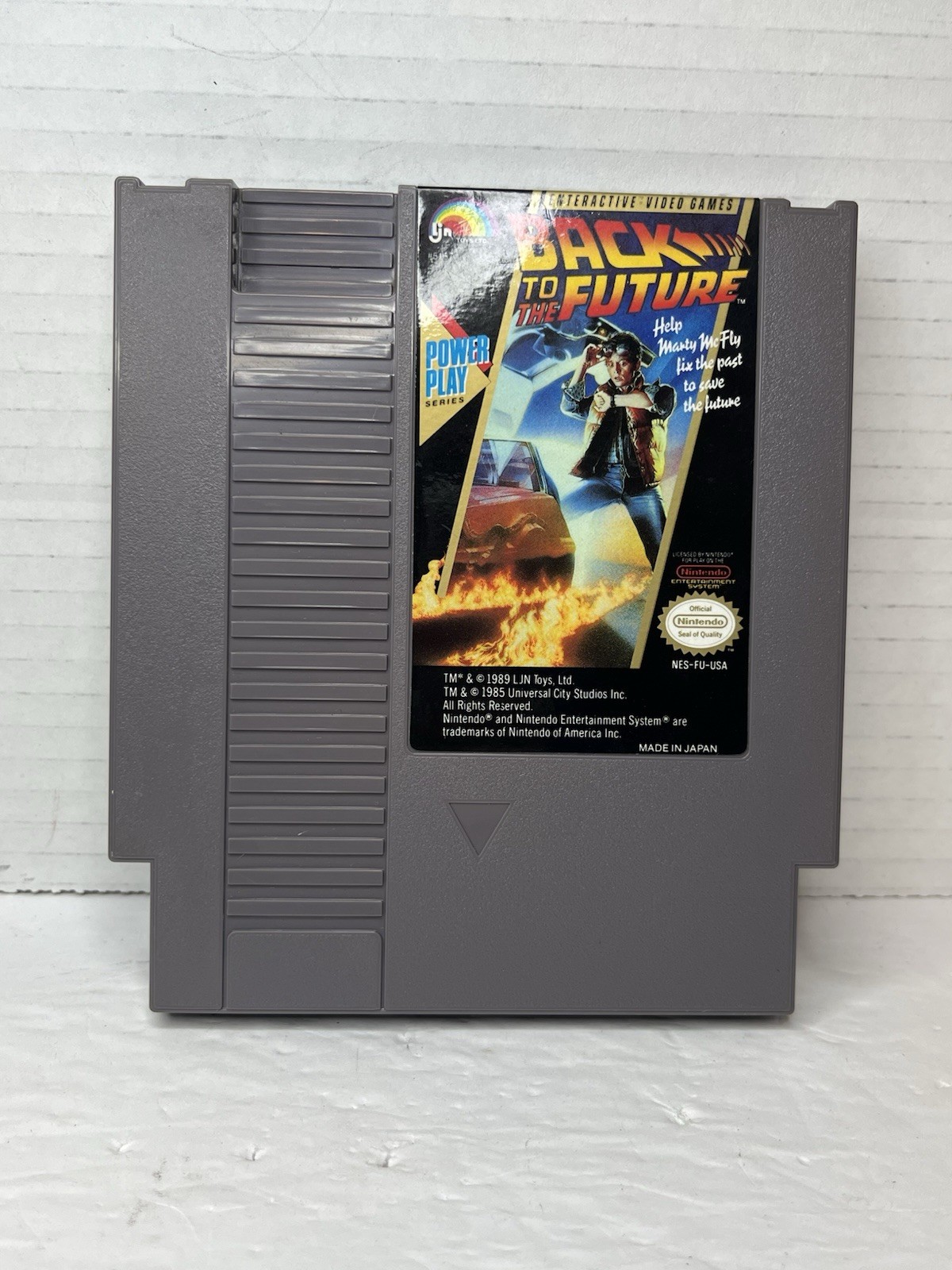 Back to the Future (Nintendo NES, 1989) CIB Complete Manual Box Tested