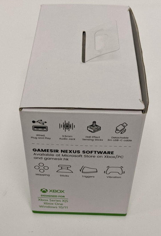 GameSir G7 HE Wired Controller for Xbox – White – Open Box – Hall Effect Sticks
