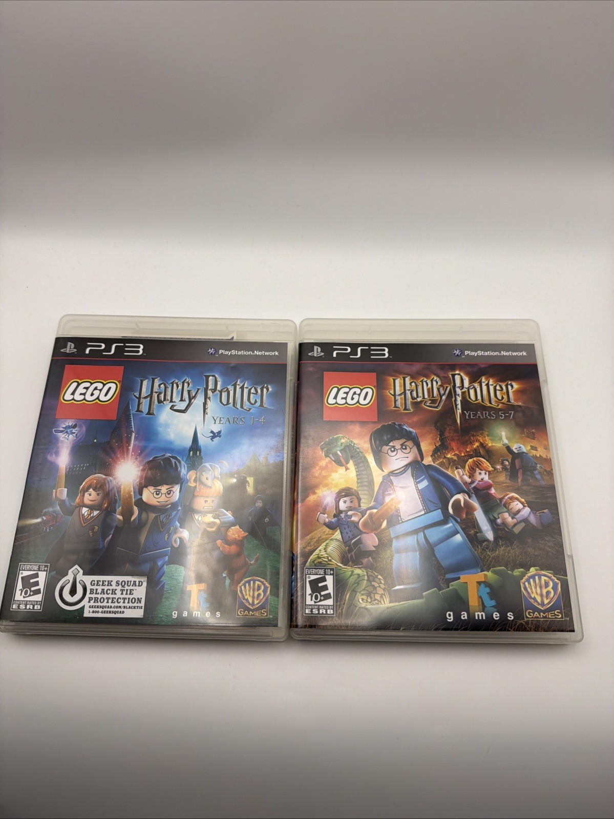 LEGO Harry Potter Years 1-4 & 5-7 PS3 Bundle Complete CIB Tested Working
