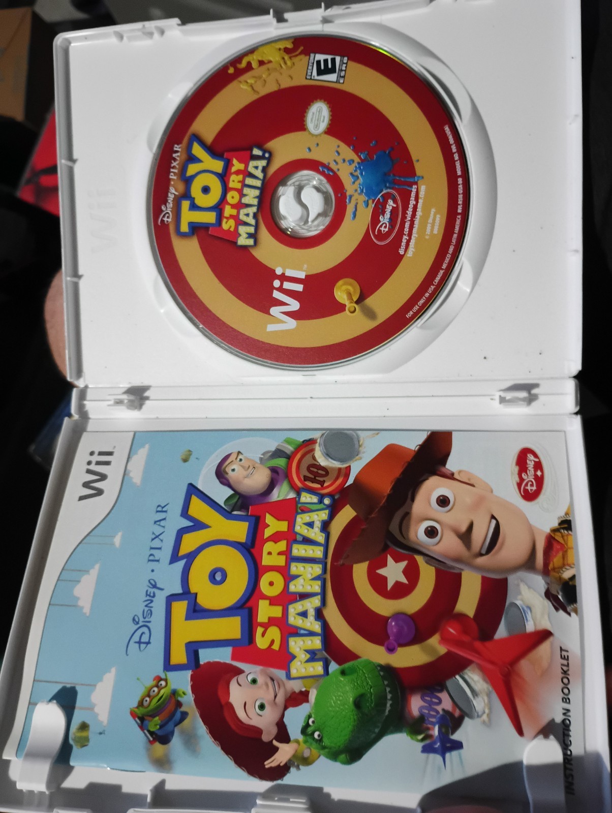 Toy Story Mania! Standard Case Wii Disney Pixar Game