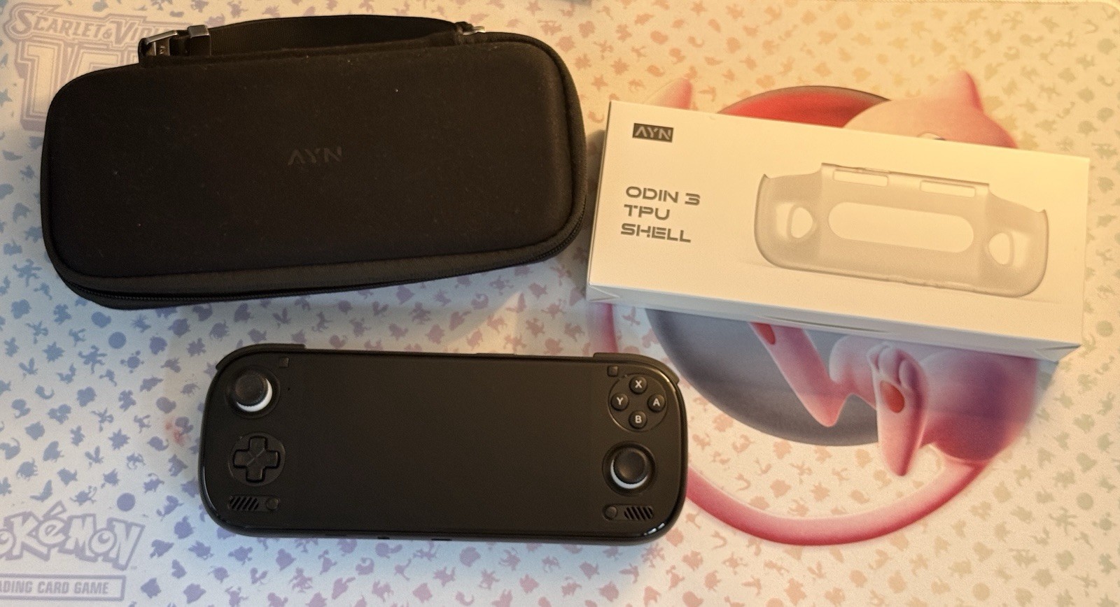 AYN Odin 3 Ultra 24GB RAM 1TB UFS 4.0 Handheld Console Black & Hardshell Case..