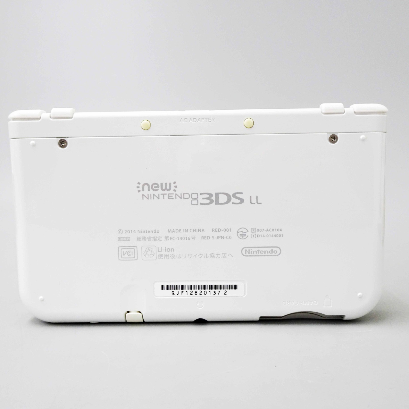 New Nintendo 3DS LL XL Pearl White Console Handheld System Japan Used