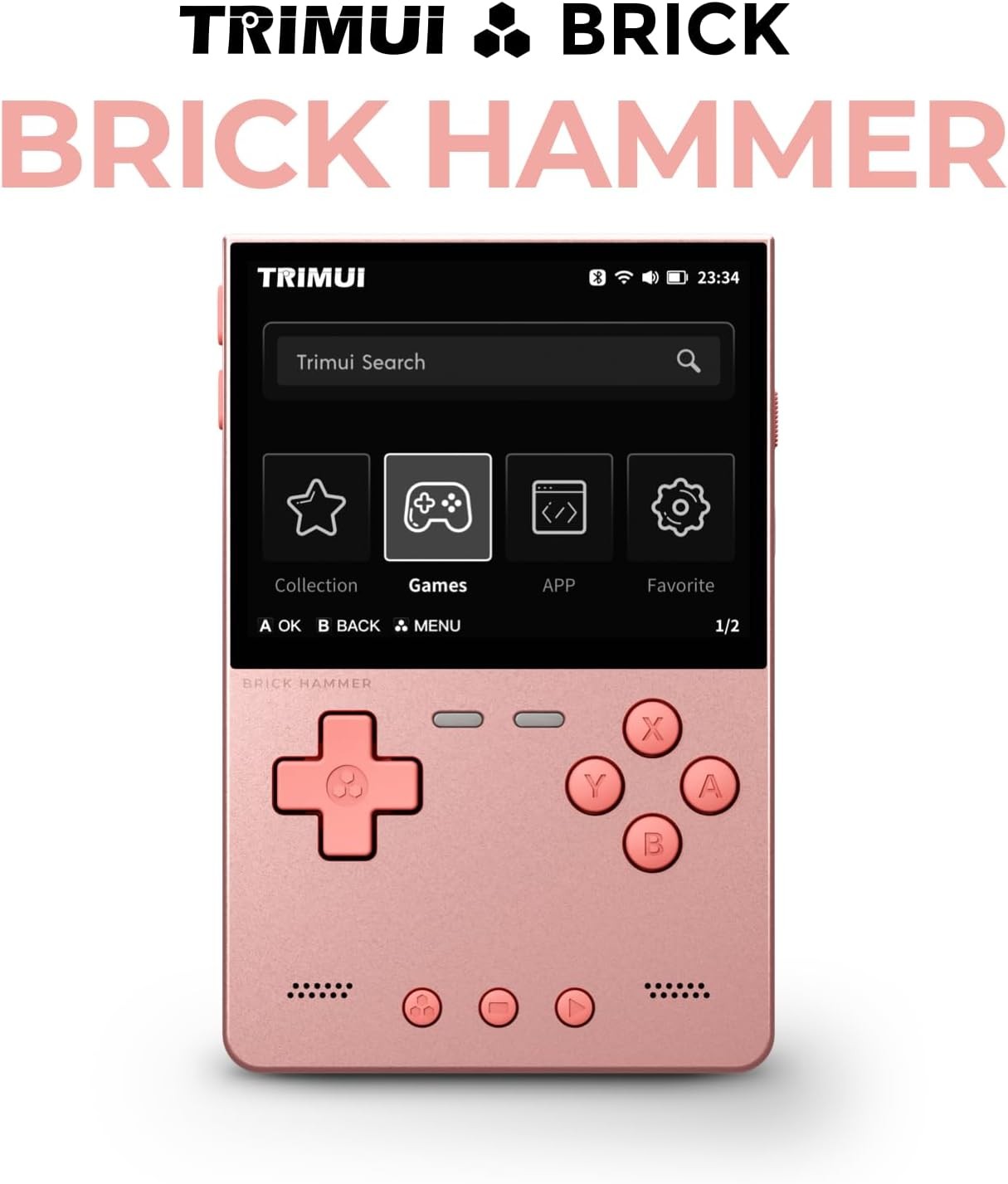 Trimui Brick Metal Body 3.2 Inch IPS RGB Vibration