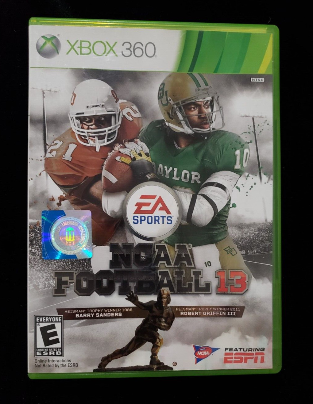 NCAA Football 13 (Xbox 360) Complete w/ Manual in Original Box CIB, TESTED!