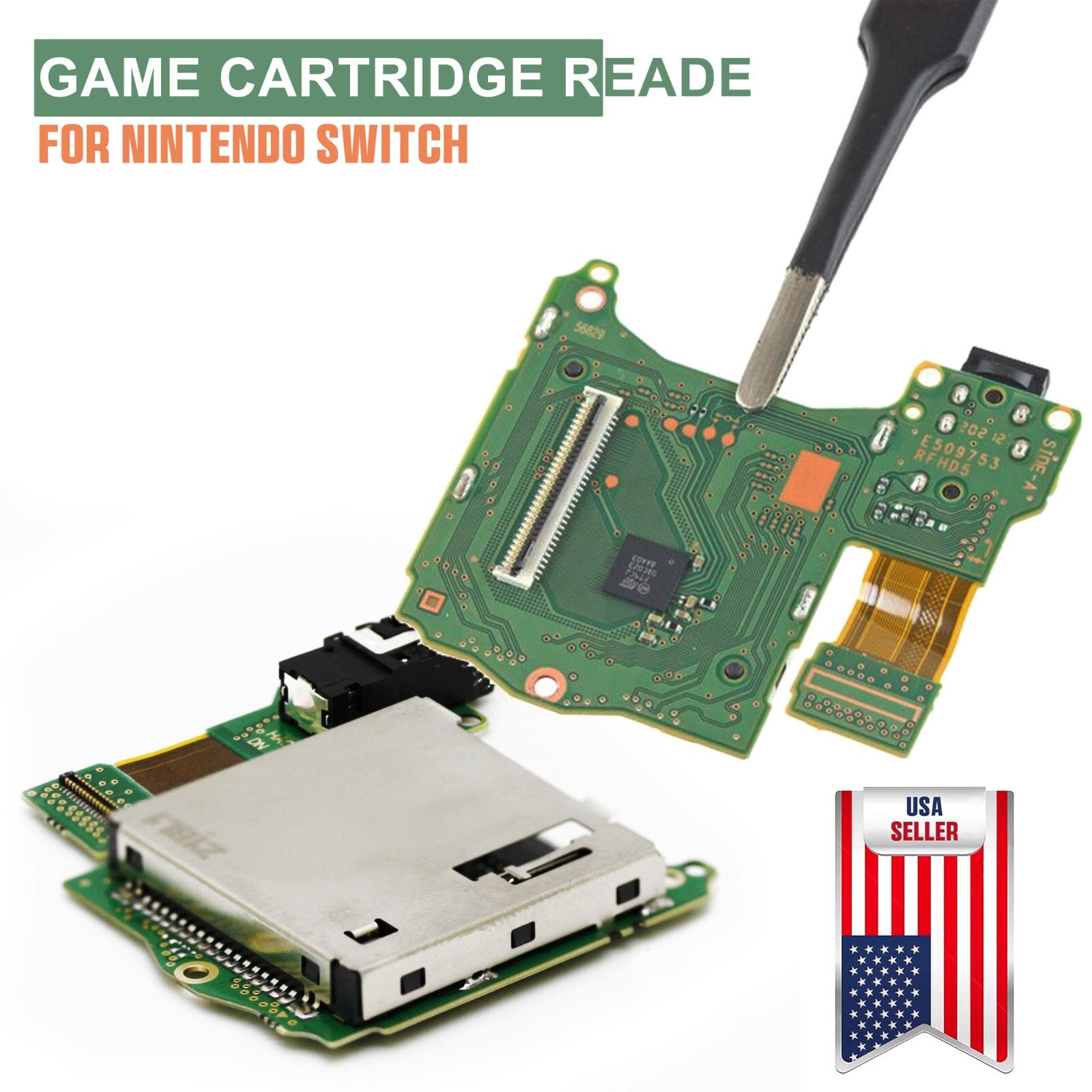 Game Cartridge Card Reader Headphone Jack For Nintendo Switch NS HAC-001-(01)
