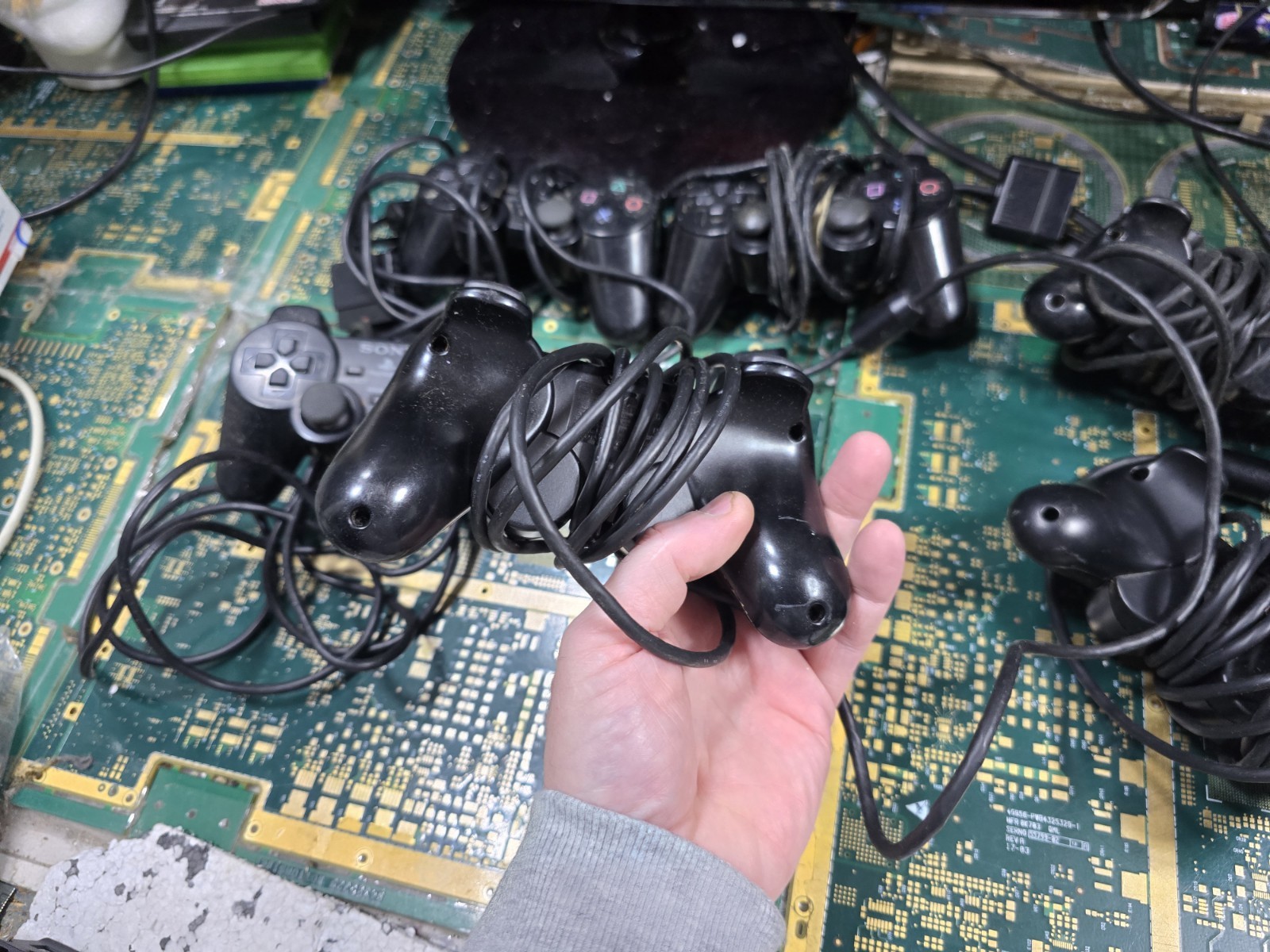 Sony PS2 Original DEFECTIVE DONOR EXACT LOT #3-Controller-CRUDE-DIRT-RUST-PARTS
