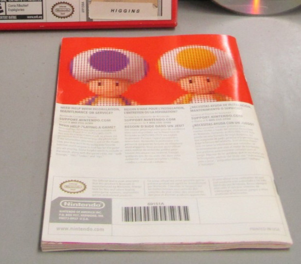 New Super Mario Bros. Wii (Nintendo Wii, 2009) with Manual – Tested Working