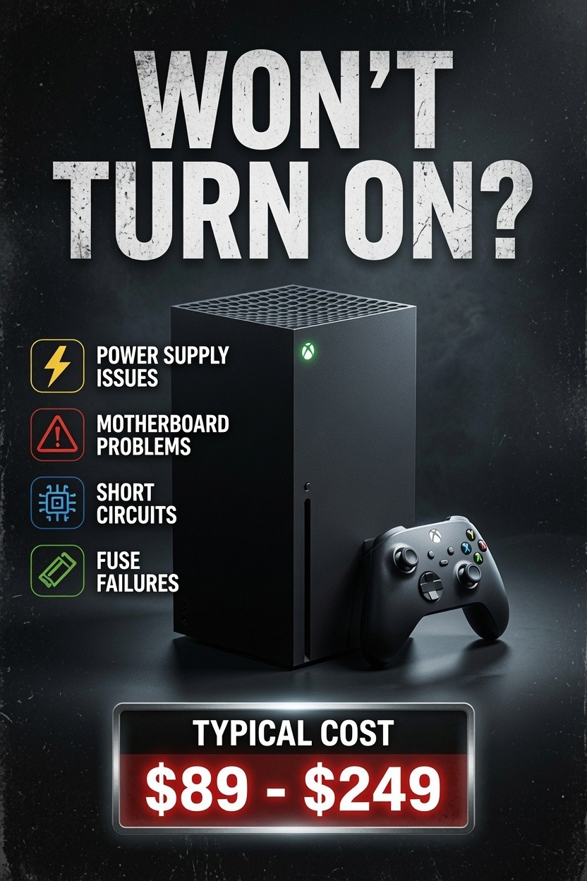 Modern Game Console Mail-In Repair Service / Xbox • PlayStation • Nintendo