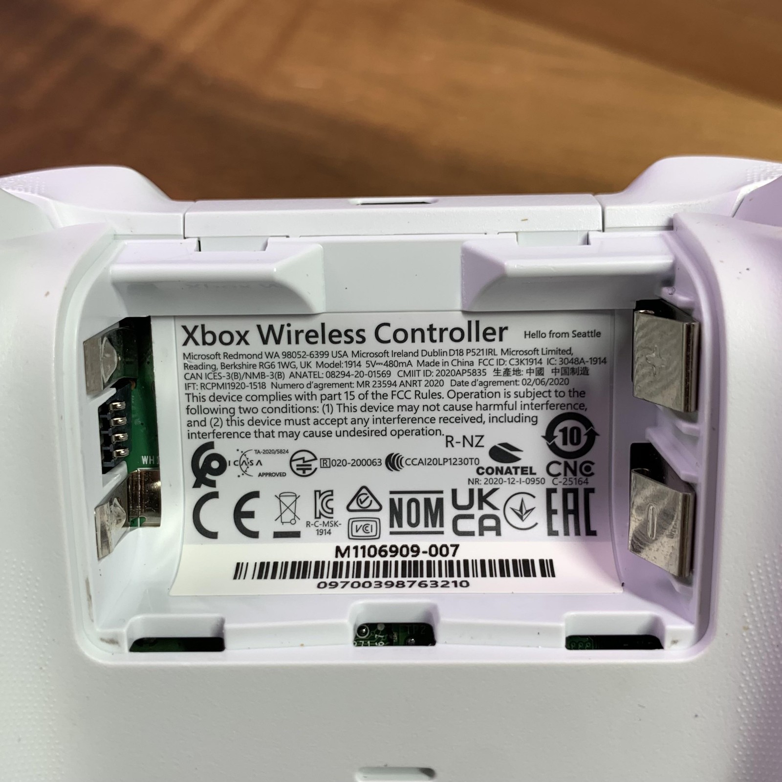 Microsoft Xbox Wireless Controller White Series X|S One PC Bluetooth USB-Cb1914