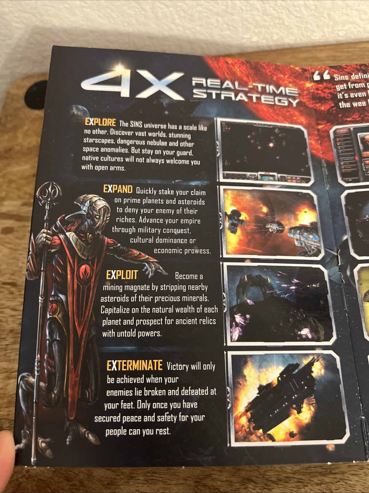 Sins Of A Solar Empire Video Game Pc Cd-ROM T-Teen